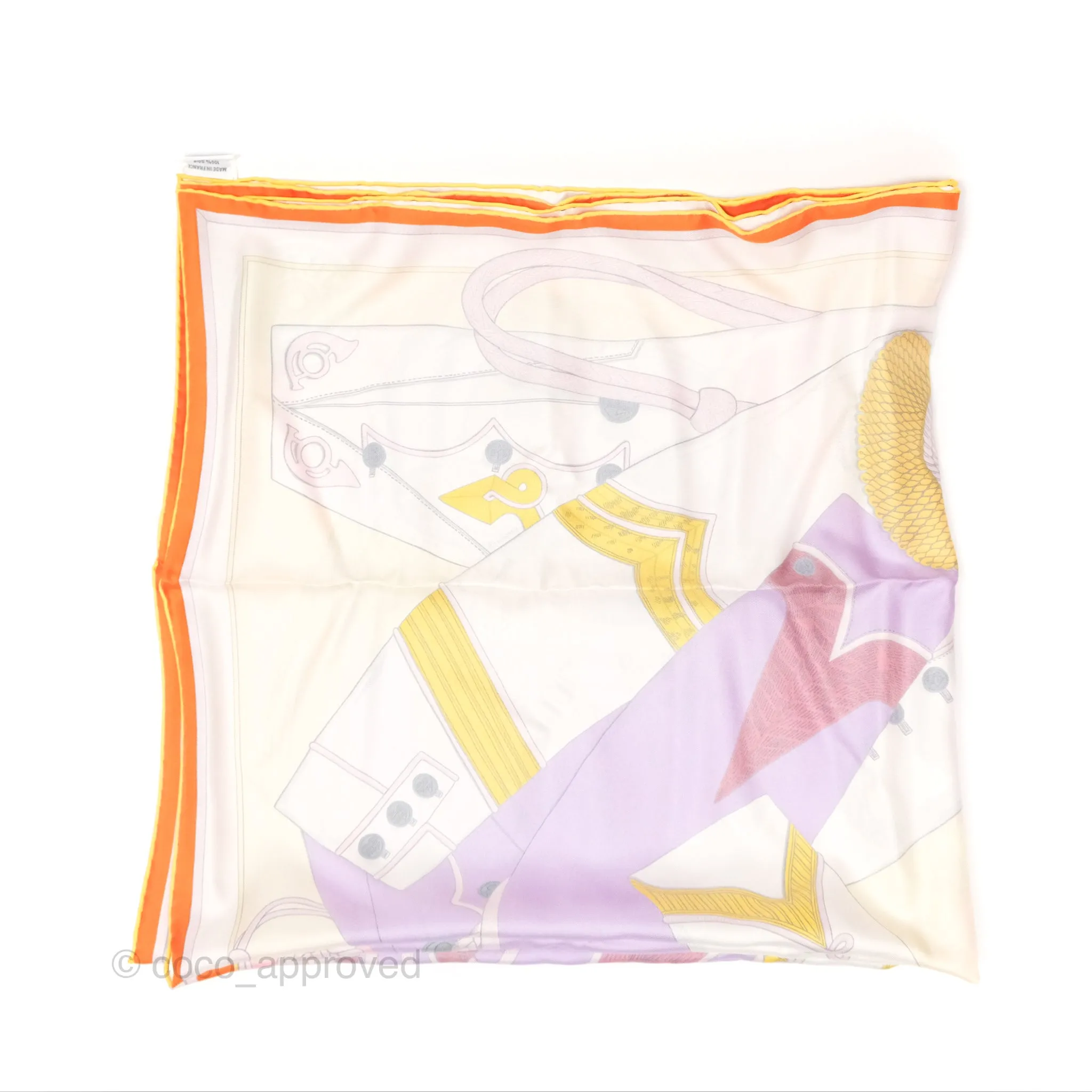 Hermes Zouaves Et Dragons Scarf 90