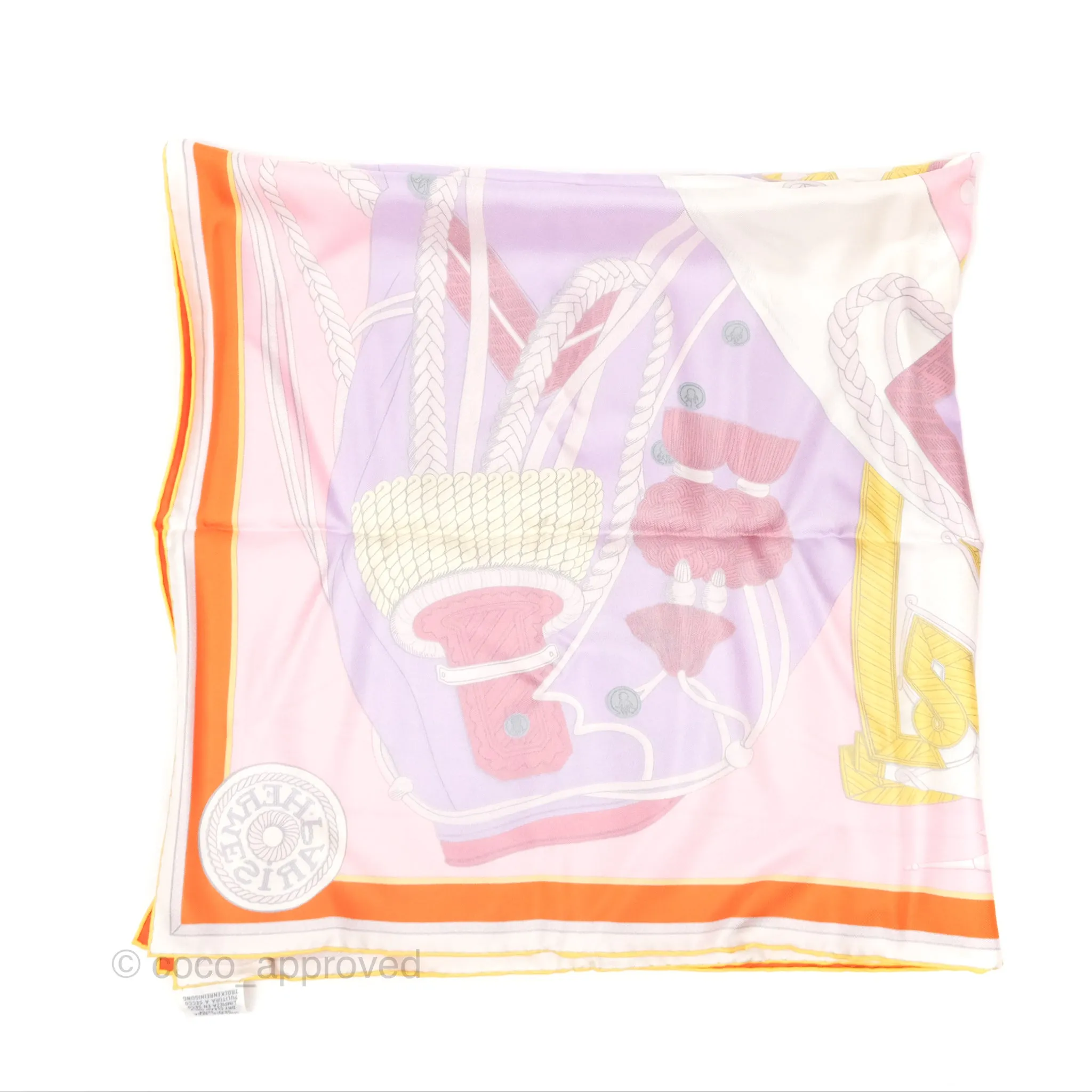 Hermes Zouaves Et Dragons Scarf 90