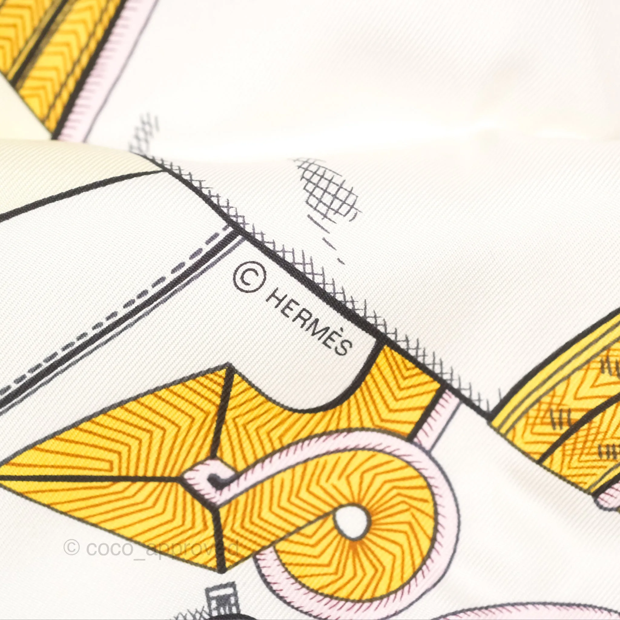 Hermes Zouaves Et Dragons Scarf 90