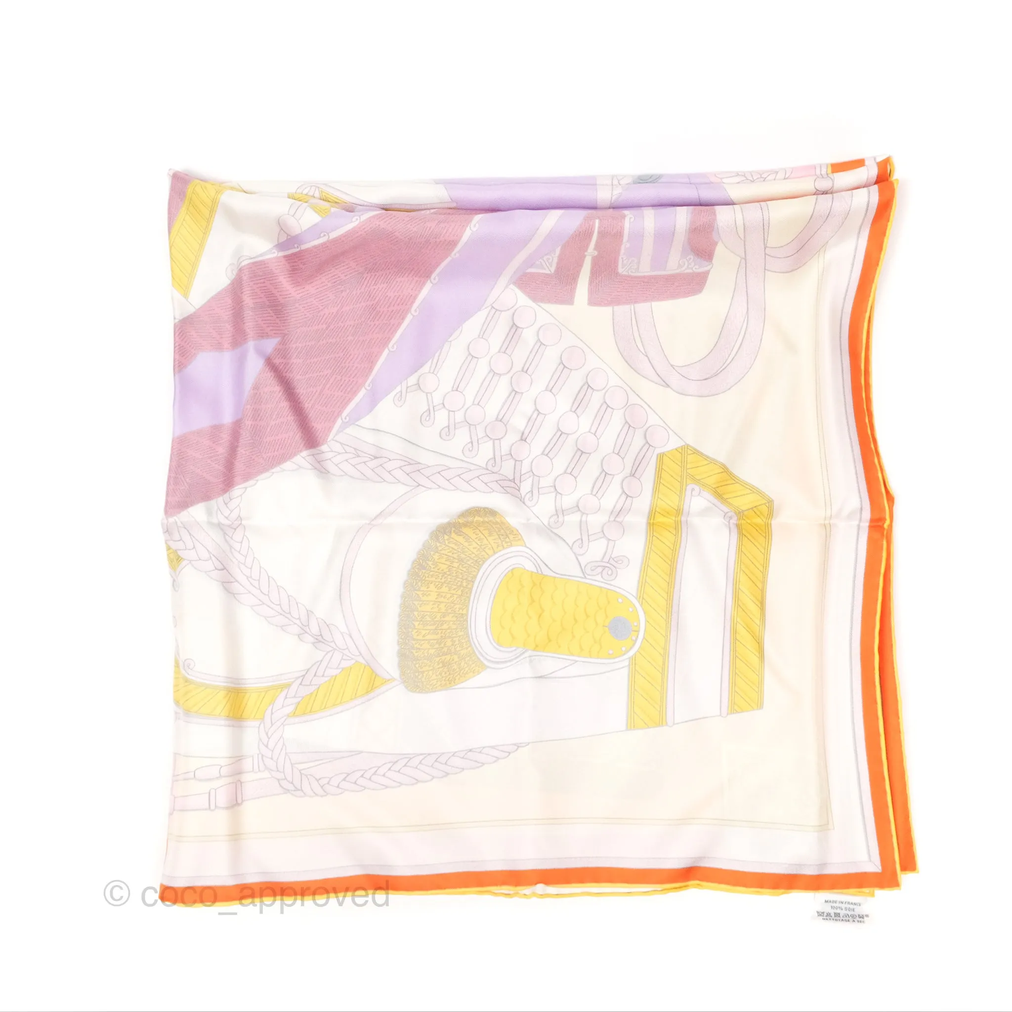 Hermes Zouaves Et Dragons Scarf 90