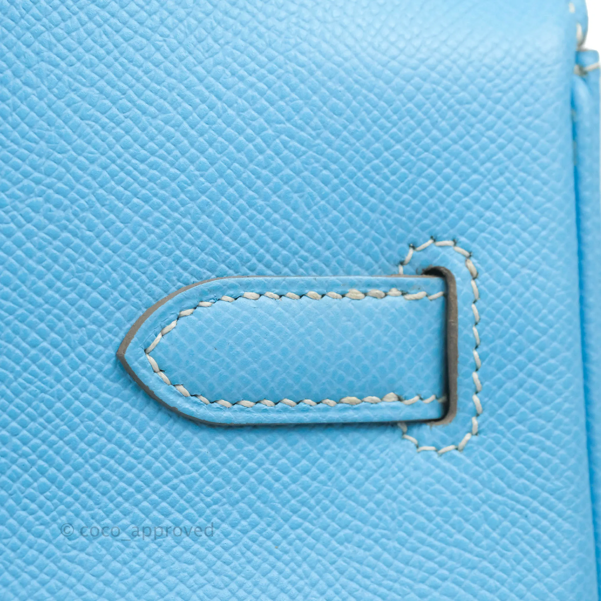 Herms Birkin 35 Limited Edition Celeste & Mykonos Candy Epsom Palladium Hardware