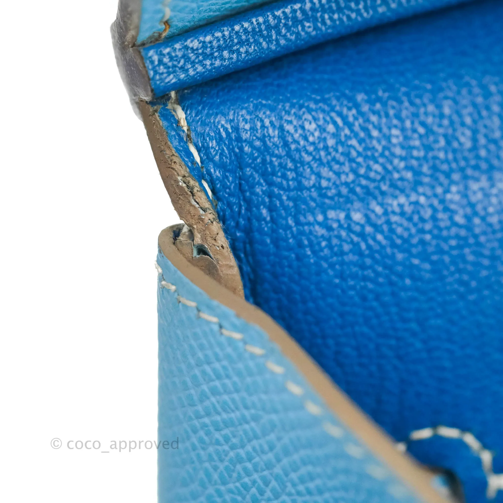 Herms Birkin 35 Limited Edition Celeste & Mykonos Candy Epsom Palladium Hardware