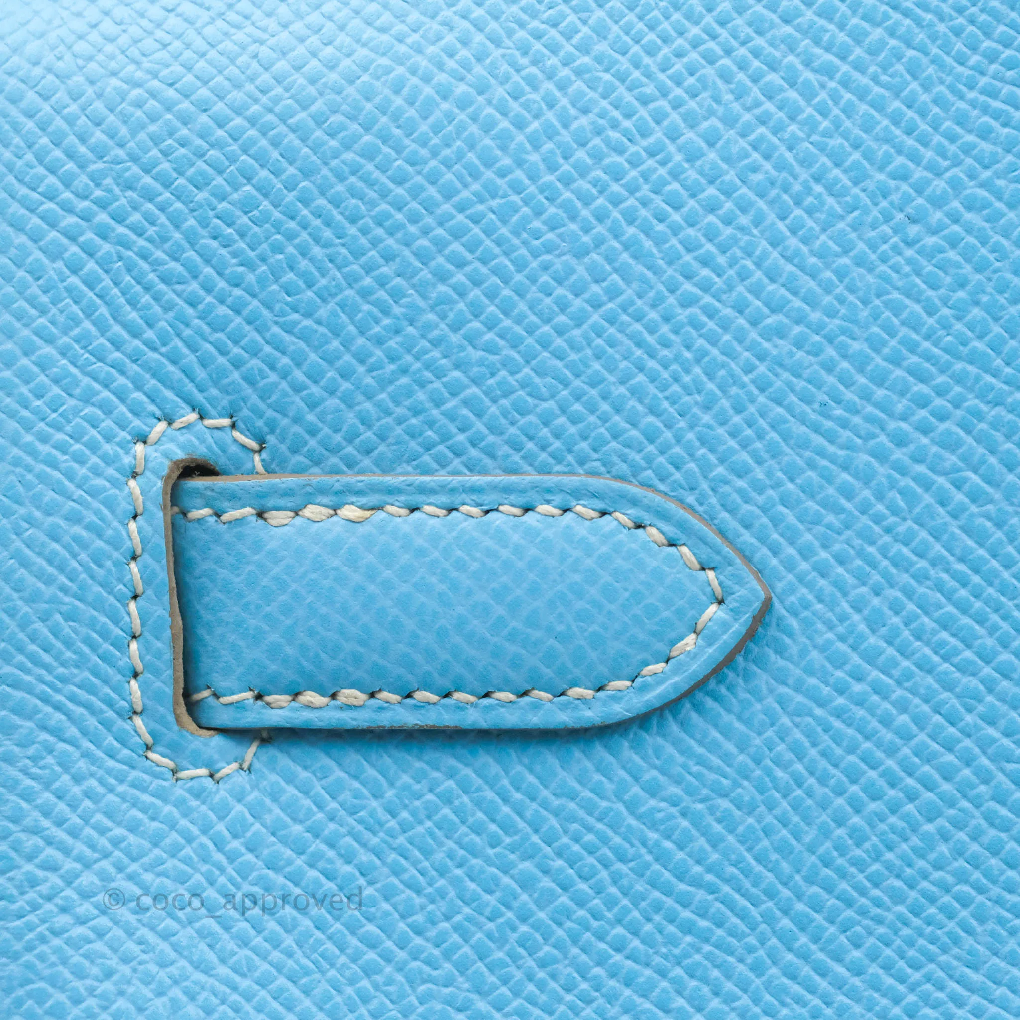 Herms Birkin 35 Limited Edition Celeste & Mykonos Candy Epsom Palladium Hardware
