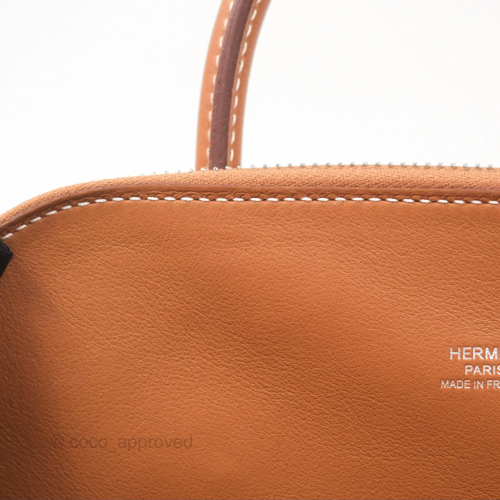 Herms Bolide 1923 25 Gold 37 Evercolor Palladium Hardware