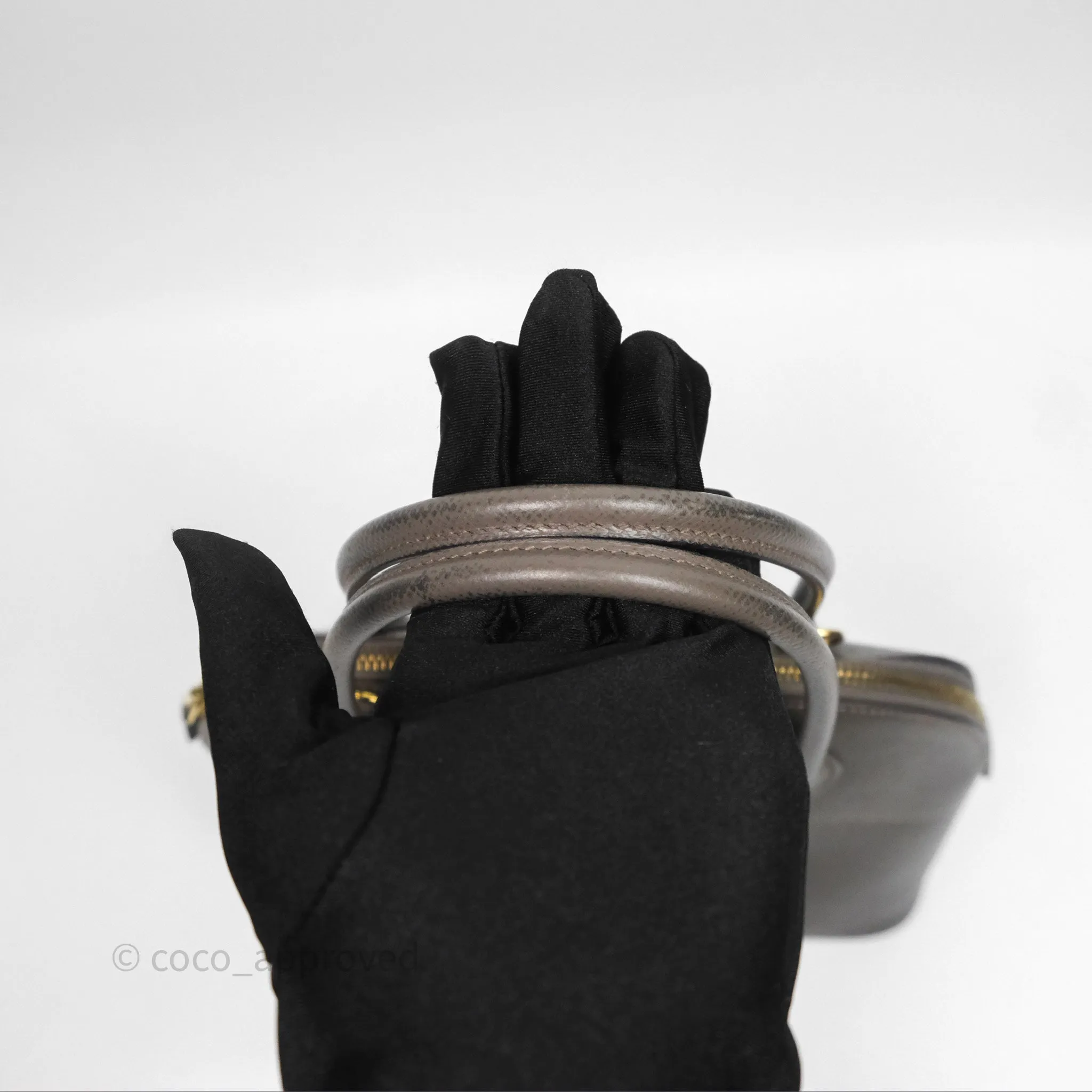 Herms Bolide 27 Etain 8F Epsom Gold Hardware