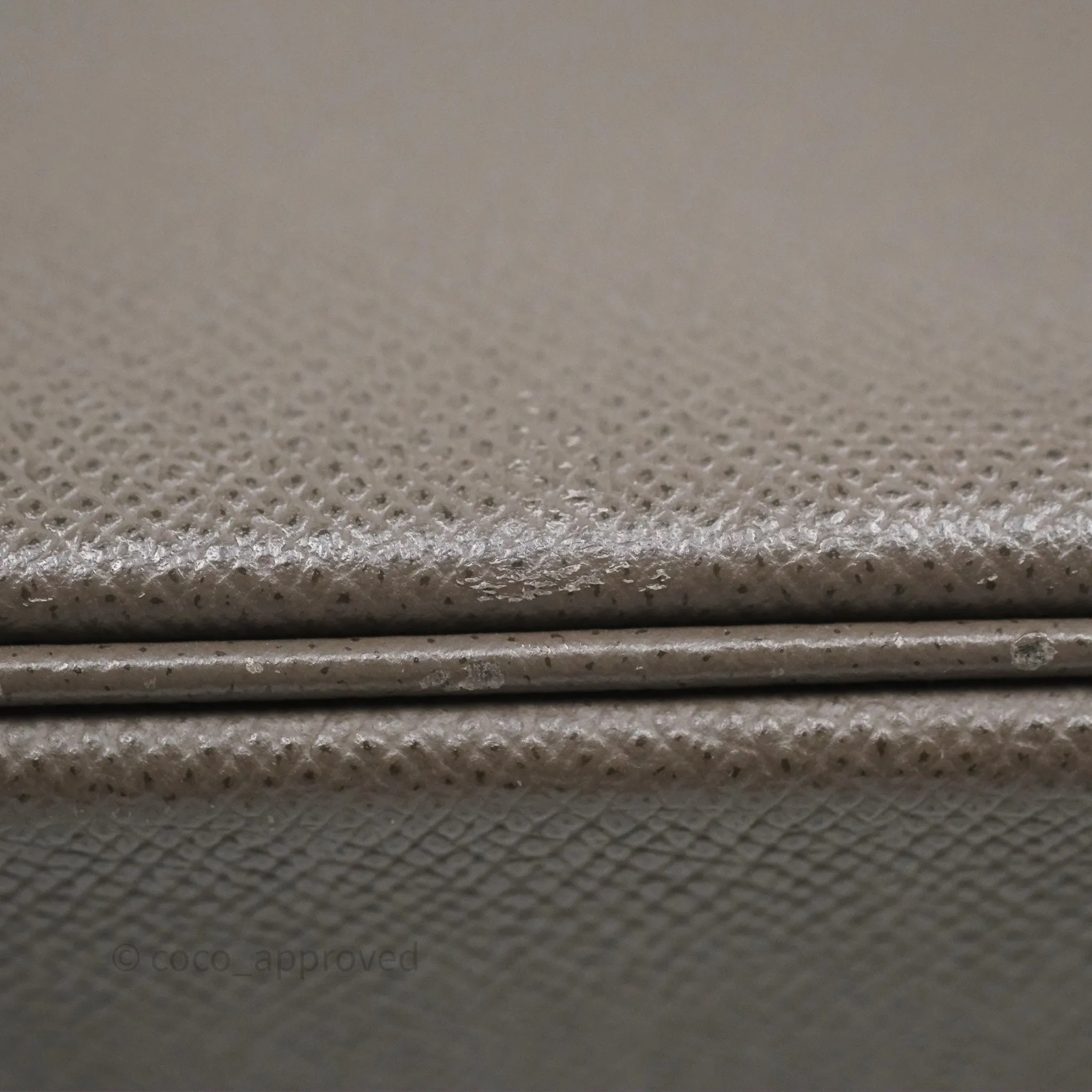 Herms Bolide 27 Etain 8F Epsom Gold Hardware