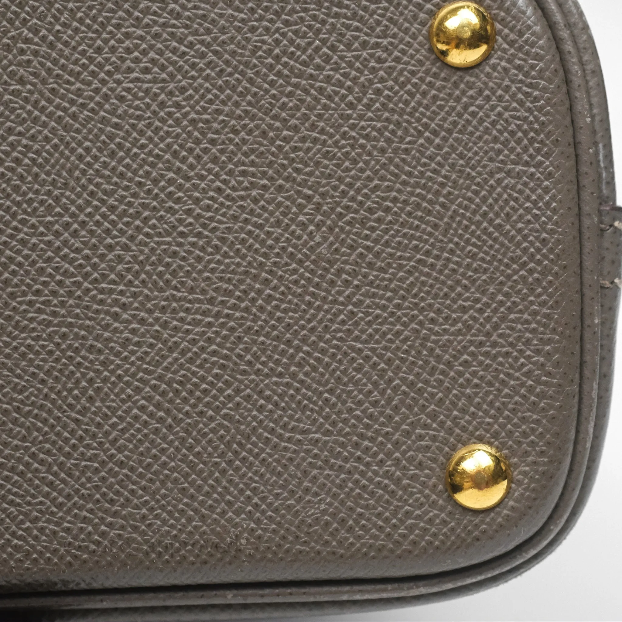 Herms Bolide 27 Etain 8F Epsom Gold Hardware