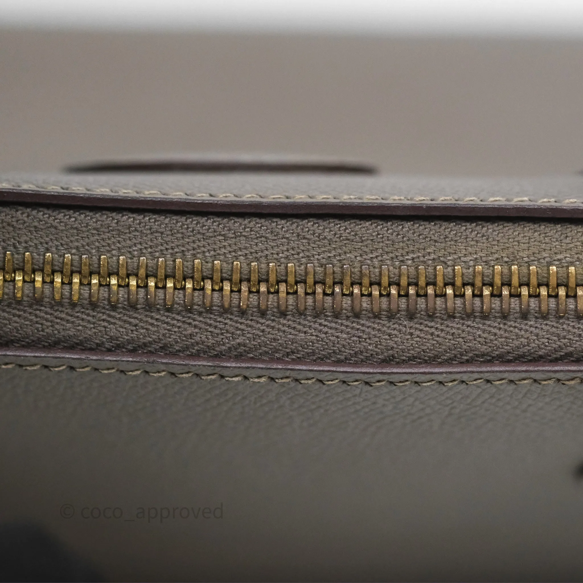 Herms Bolide 27 Etain 8F Epsom Gold Hardware