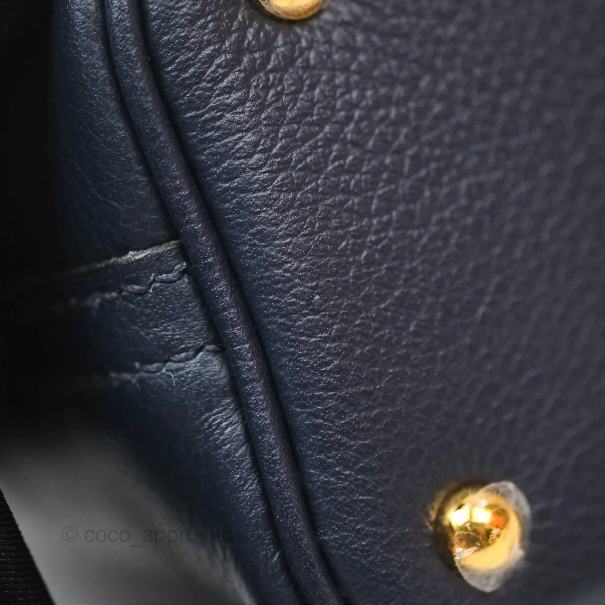 Herms Bolide Mini 1923 Bleu Nuit 2Z Evercolor Gold Hardware