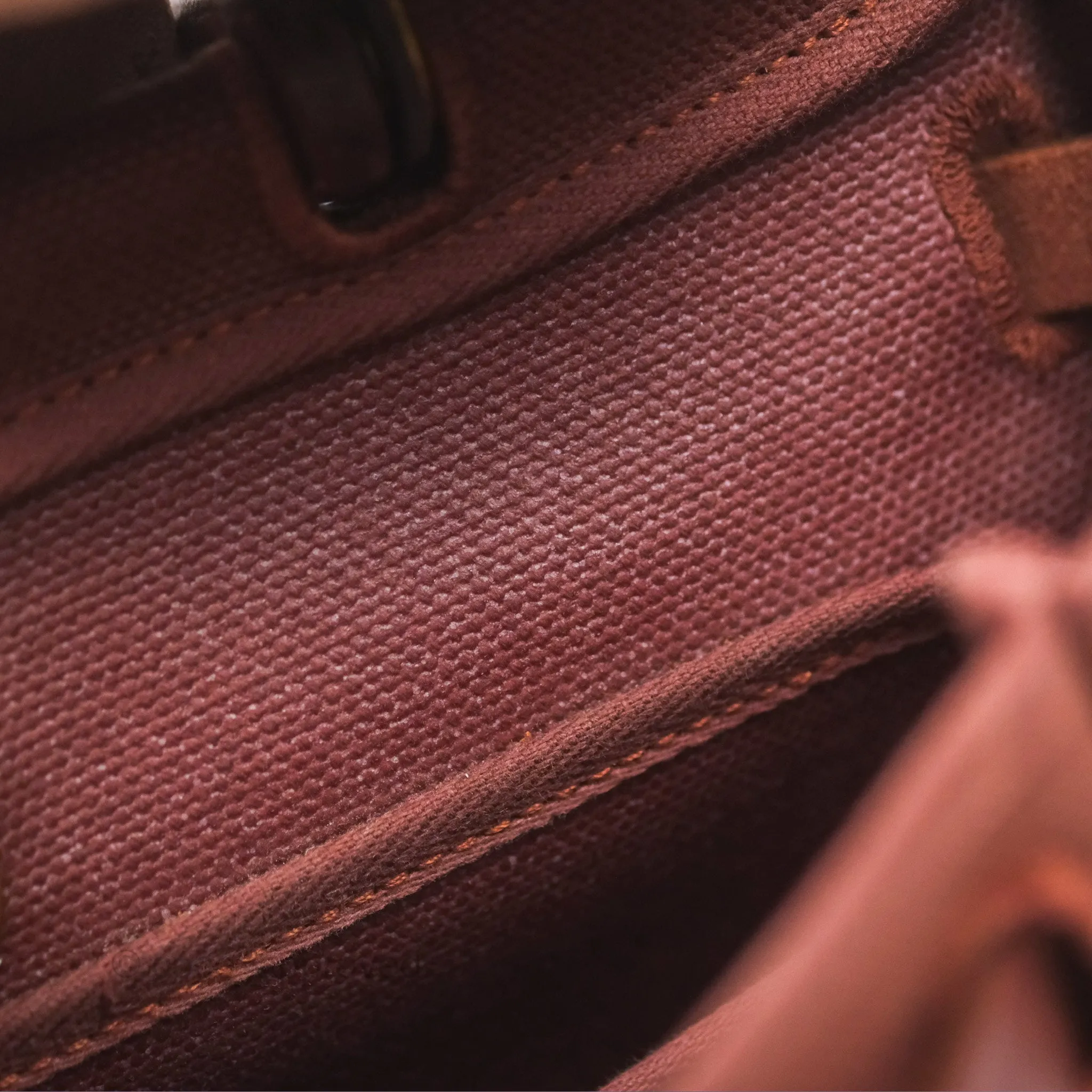 Herms Herbag Zip 31 Rouge H Gold Hardware