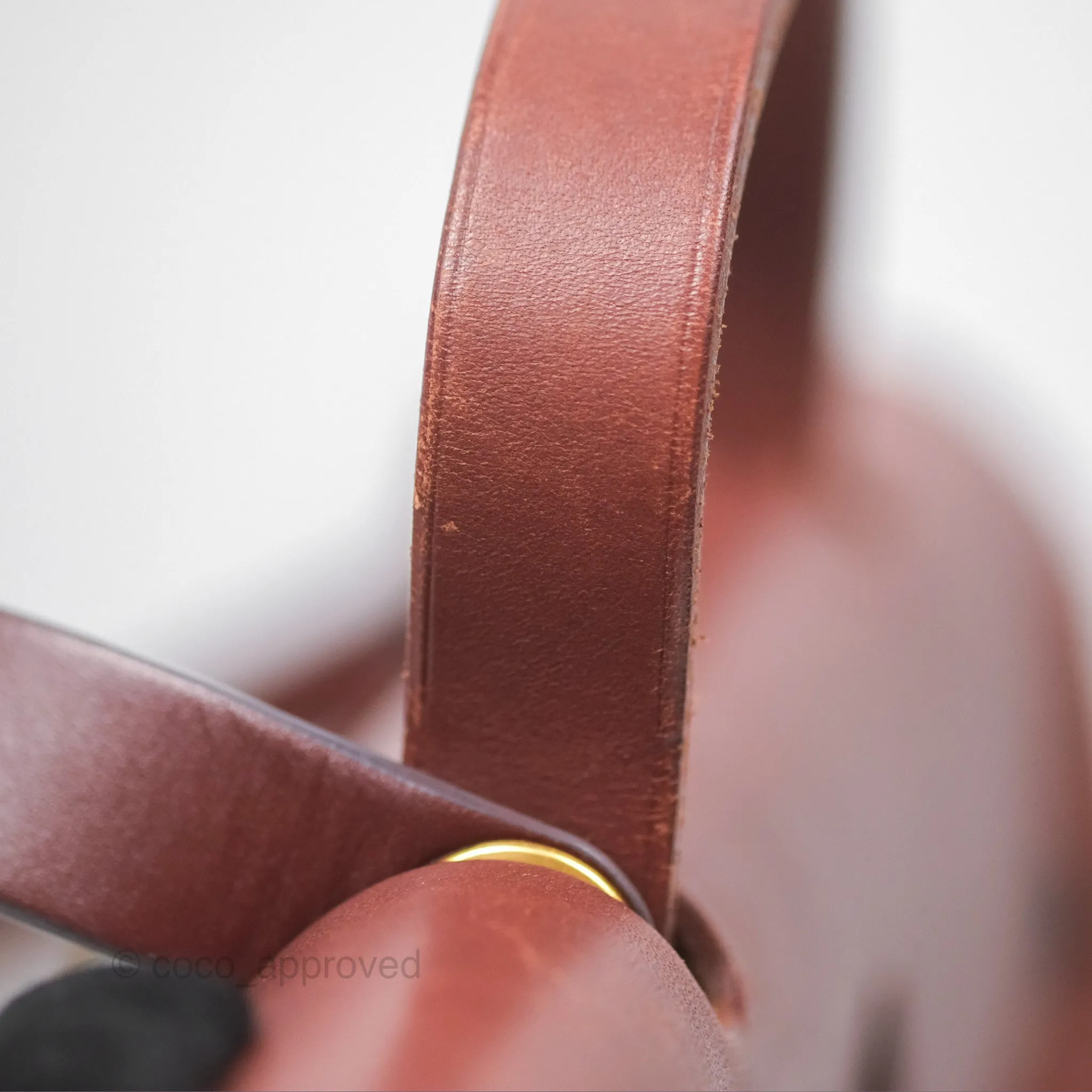 Herms Herbag Zip 31 Rouge H Gold Hardware