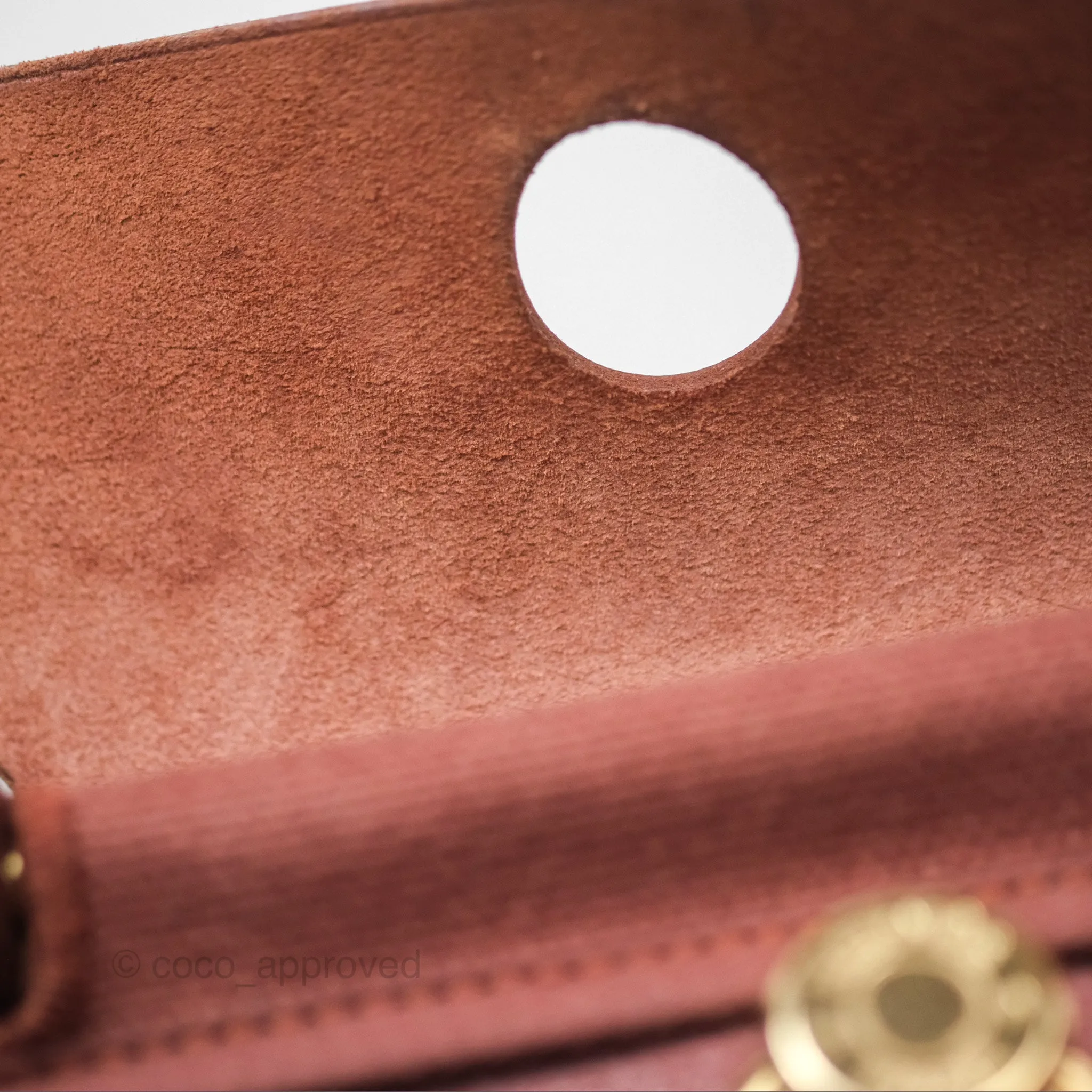 Herms Herbag Zip 31 Rouge H Gold Hardware