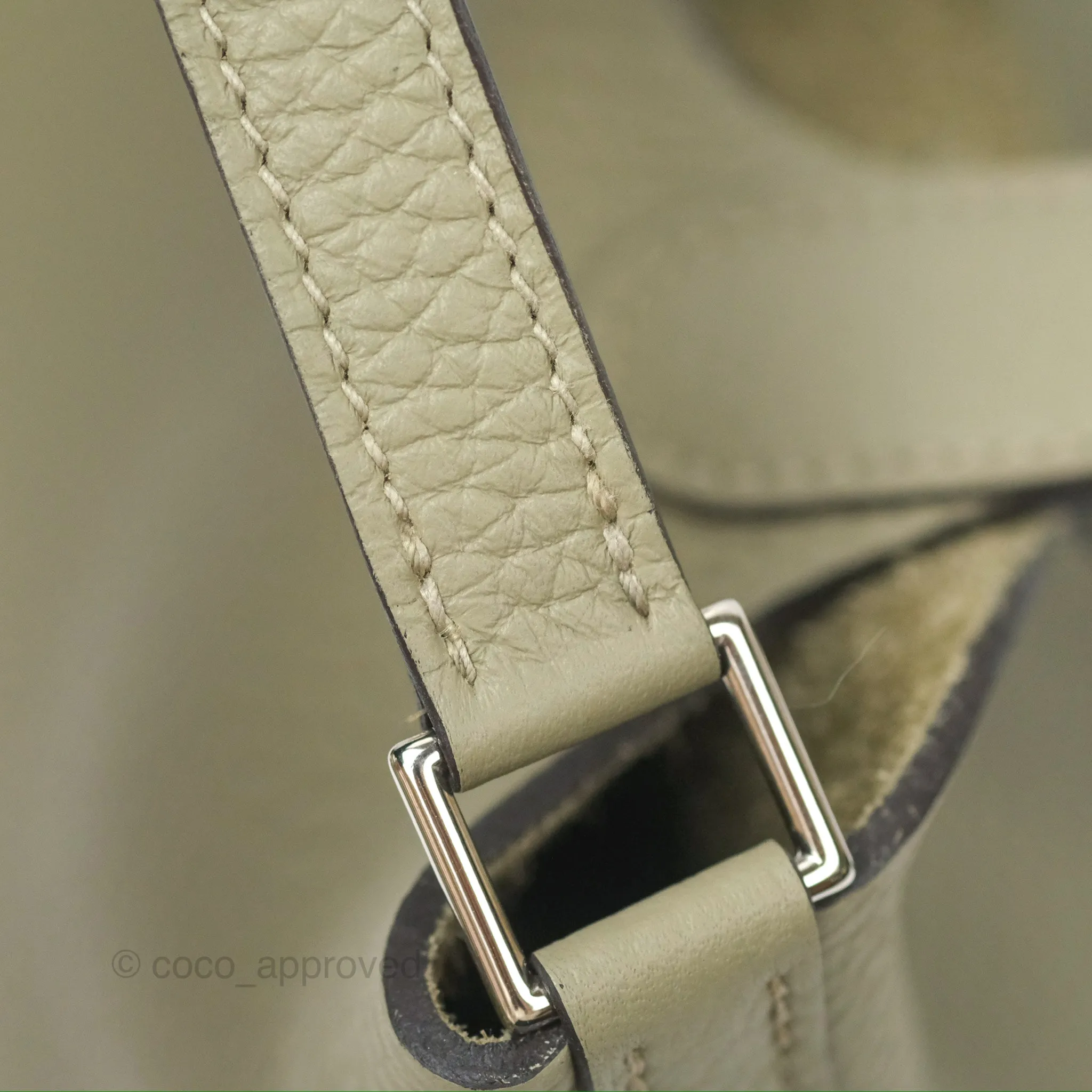 Herms Picotin 18 Lock Sauge Palladium Hardware