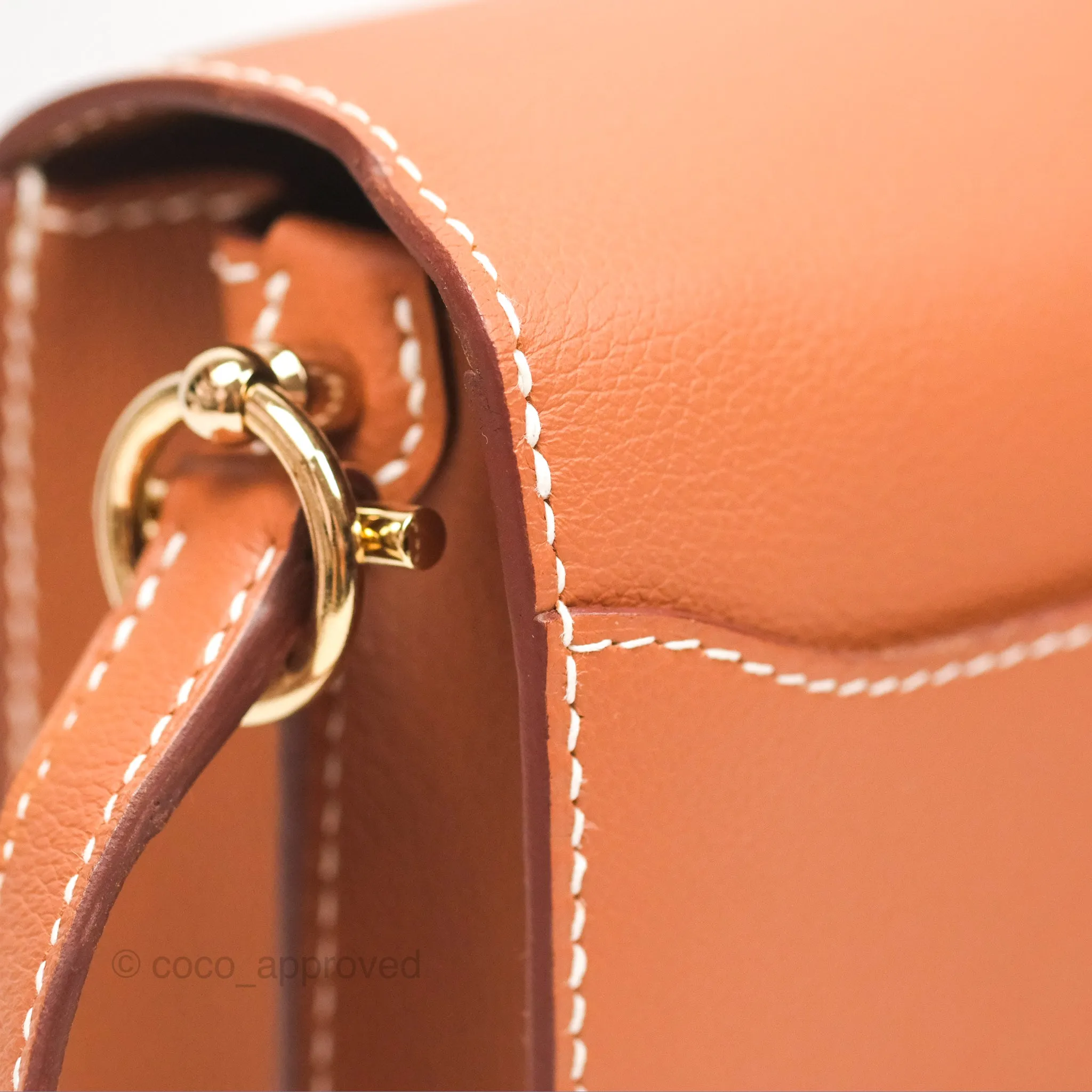 Herms Roulis 23 Gold Evercolor Gold Hardware