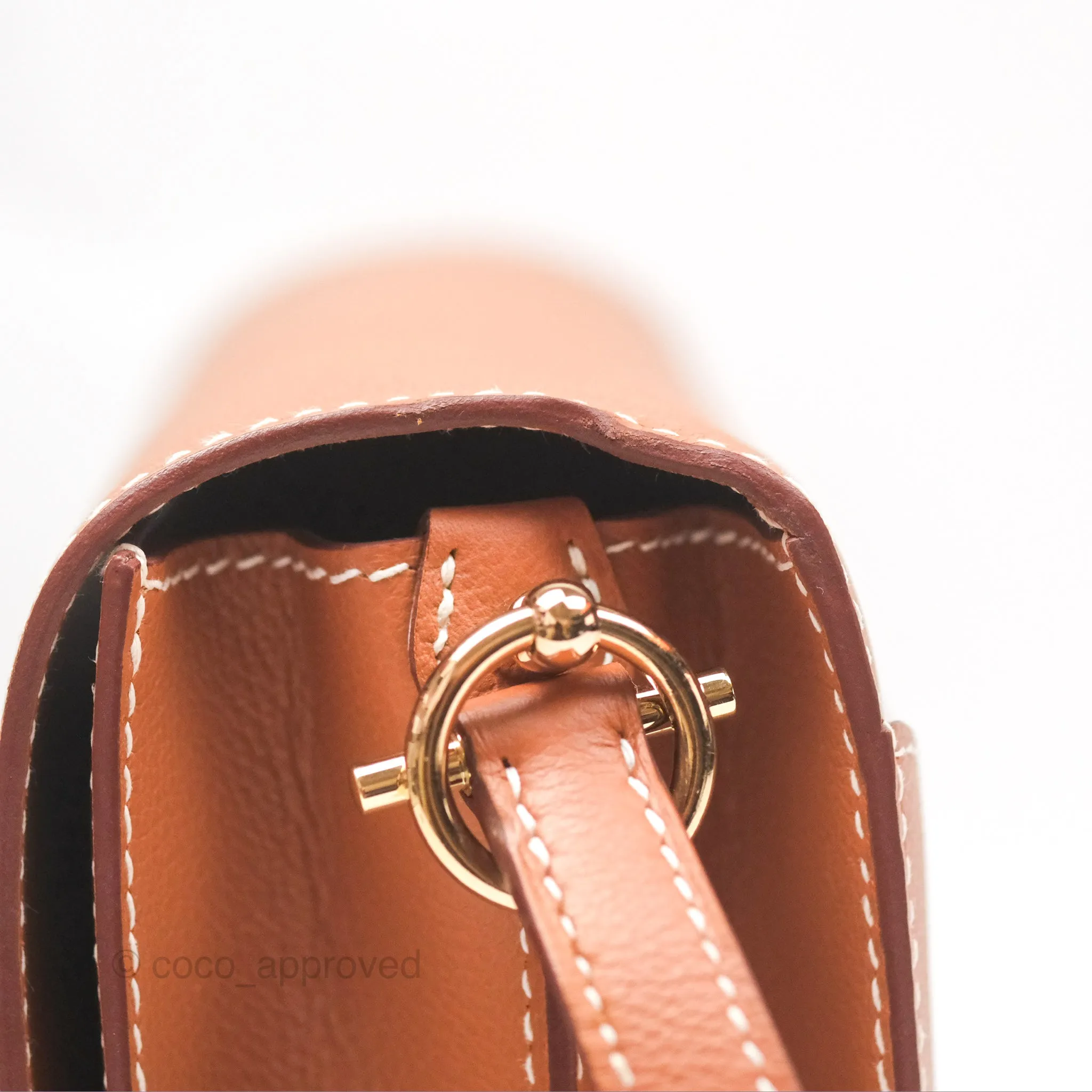 Herms Roulis 23 Gold Evercolor Gold Hardware