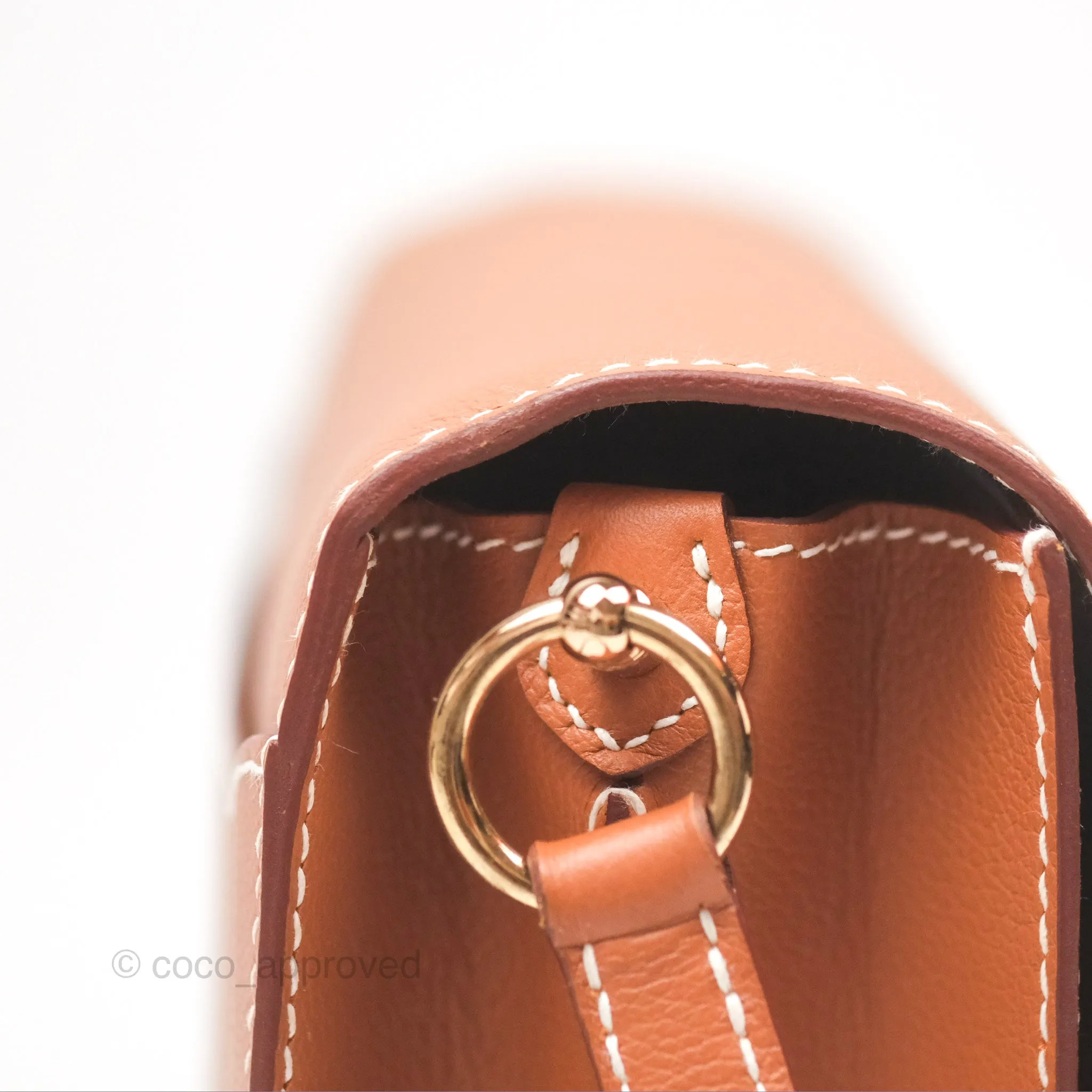 Herms Roulis 23 Gold Evercolor Gold Hardware