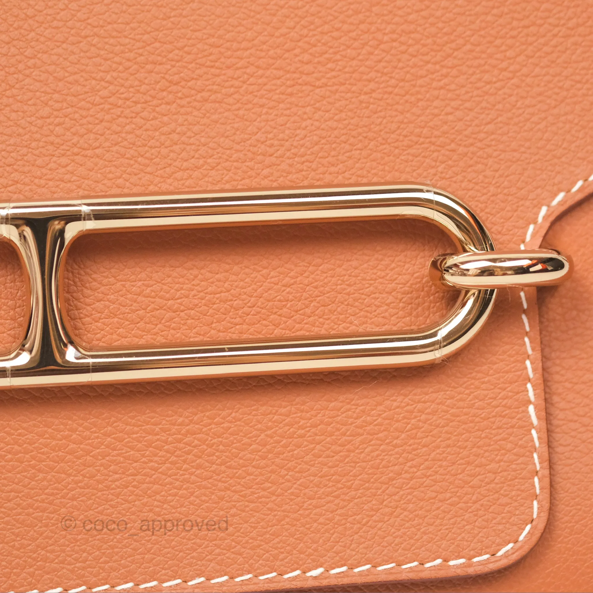 Herms Roulis 23 Gold Evercolor Gold Hardware