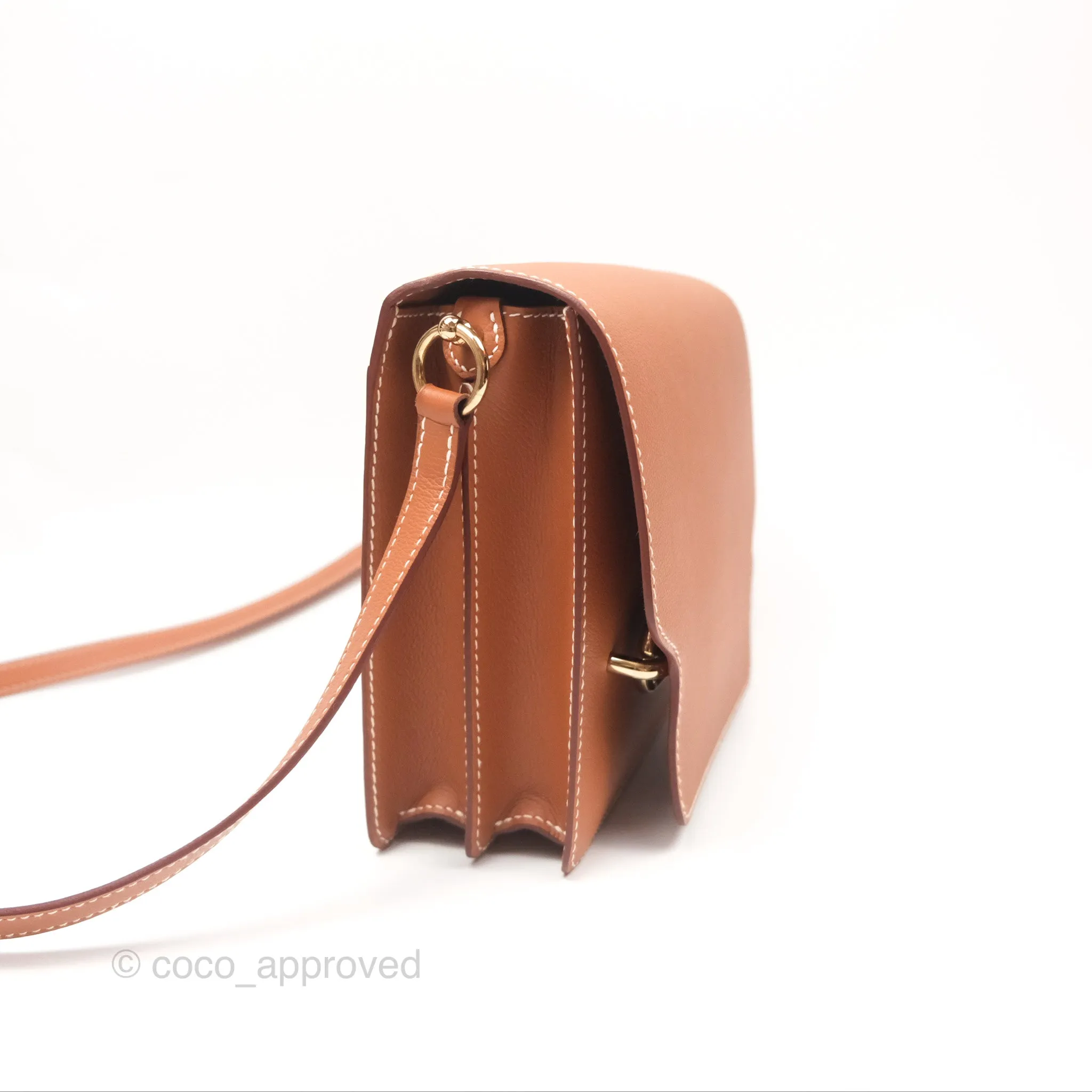 Herms Roulis 23 Gold Evercolor Gold Hardware