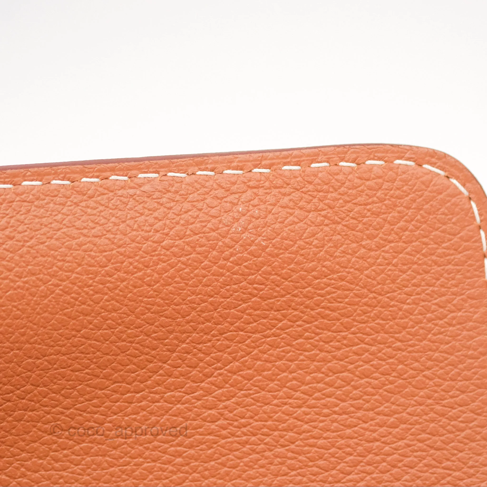 Herms Roulis 23 Gold Evercolor Gold Hardware