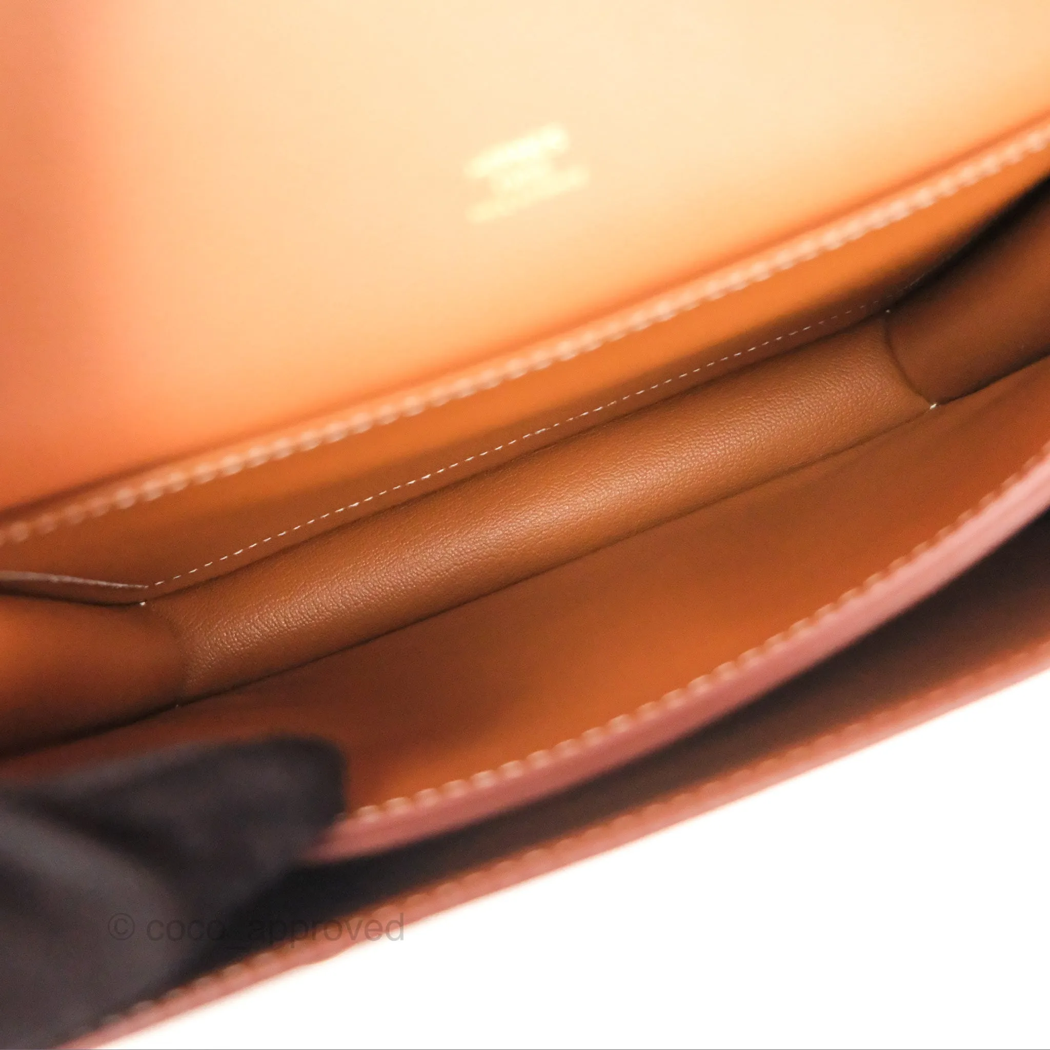 Herms Roulis 23 Gold Evercolor Gold Hardware