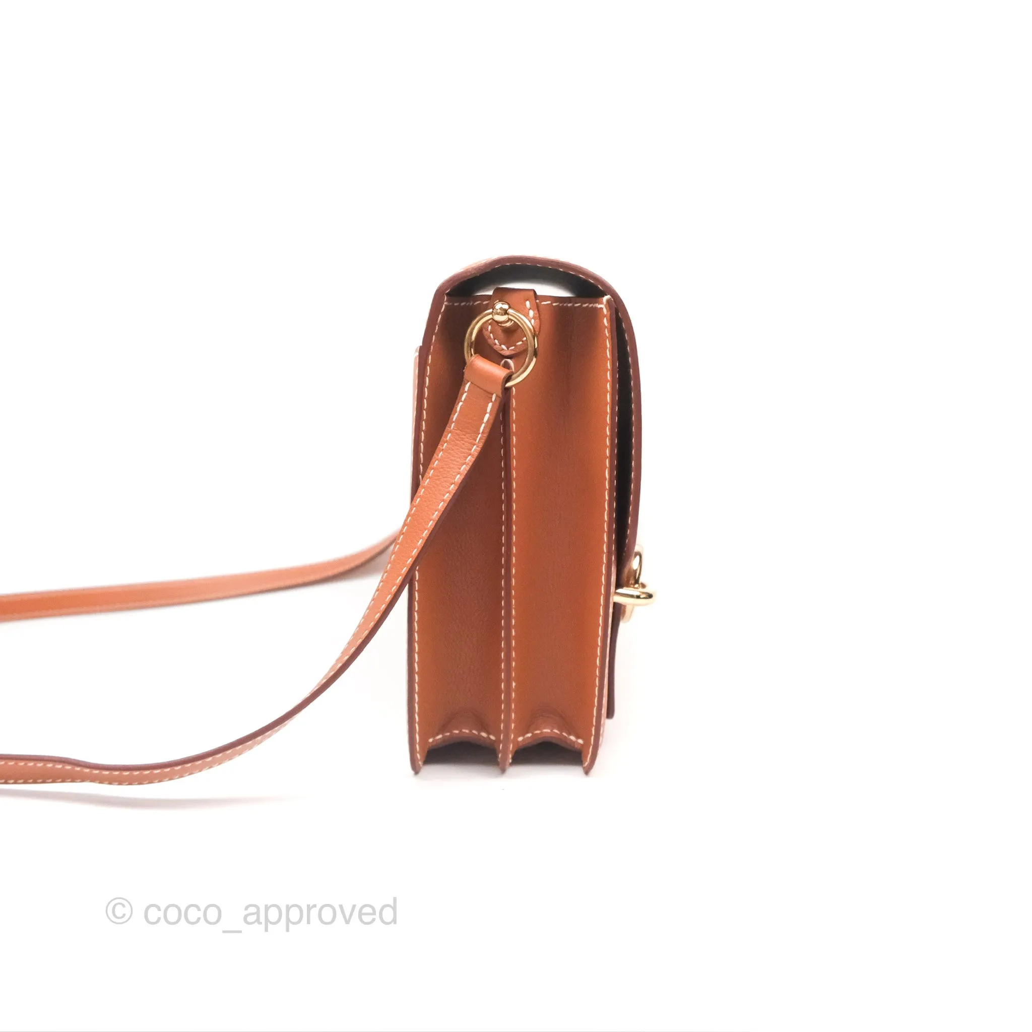 Herms Roulis 23 Gold Evercolor Gold Hardware