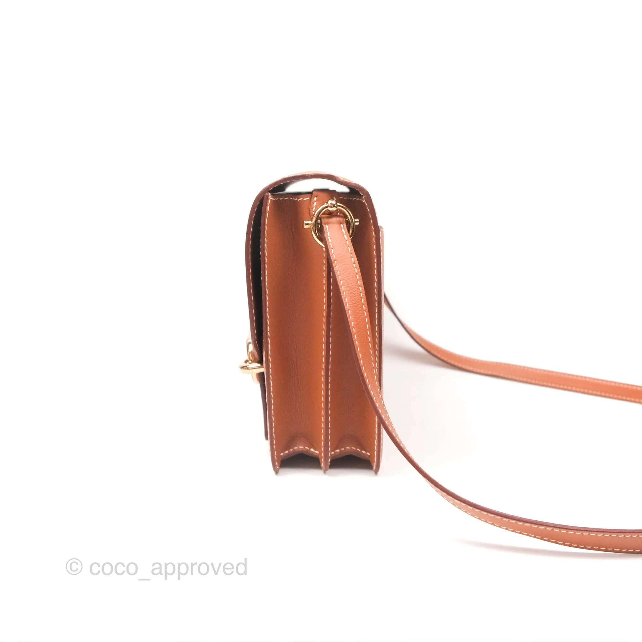 Herms Roulis 23 Gold Evercolor Gold Hardware
