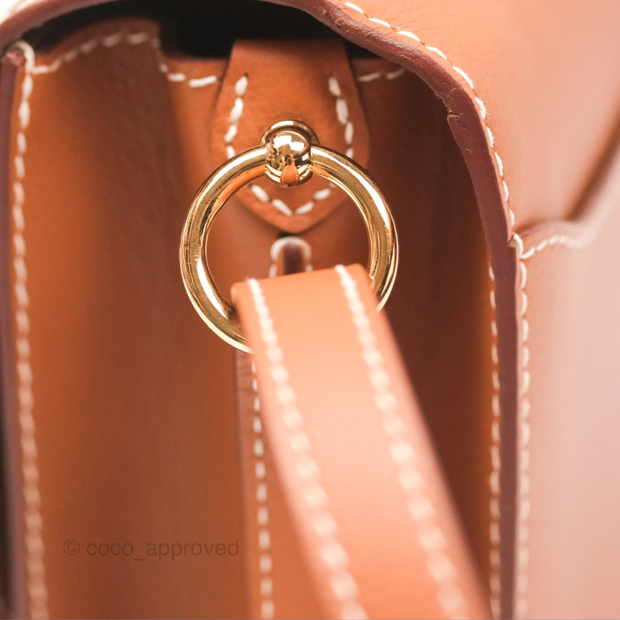 Herms Roulis 23 Gold Evercolor Gold Hardware