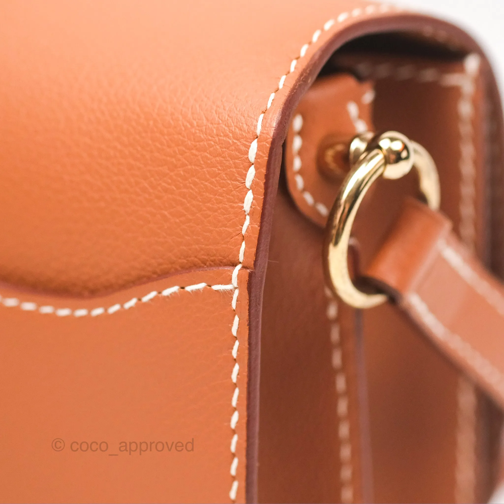Herms Roulis 23 Gold Evercolor Gold Hardware