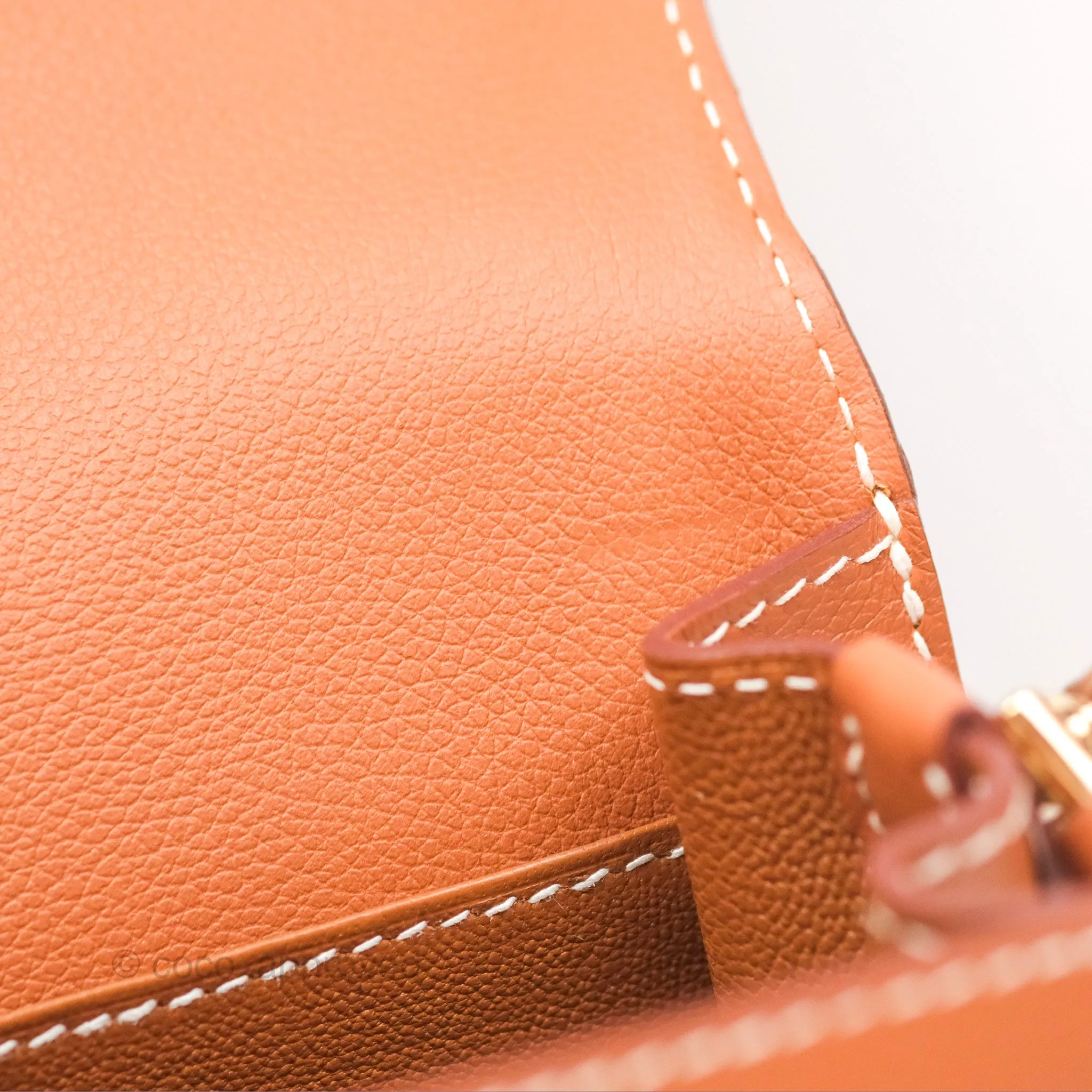 Herms Roulis 23 Gold Evercolor Gold Hardware