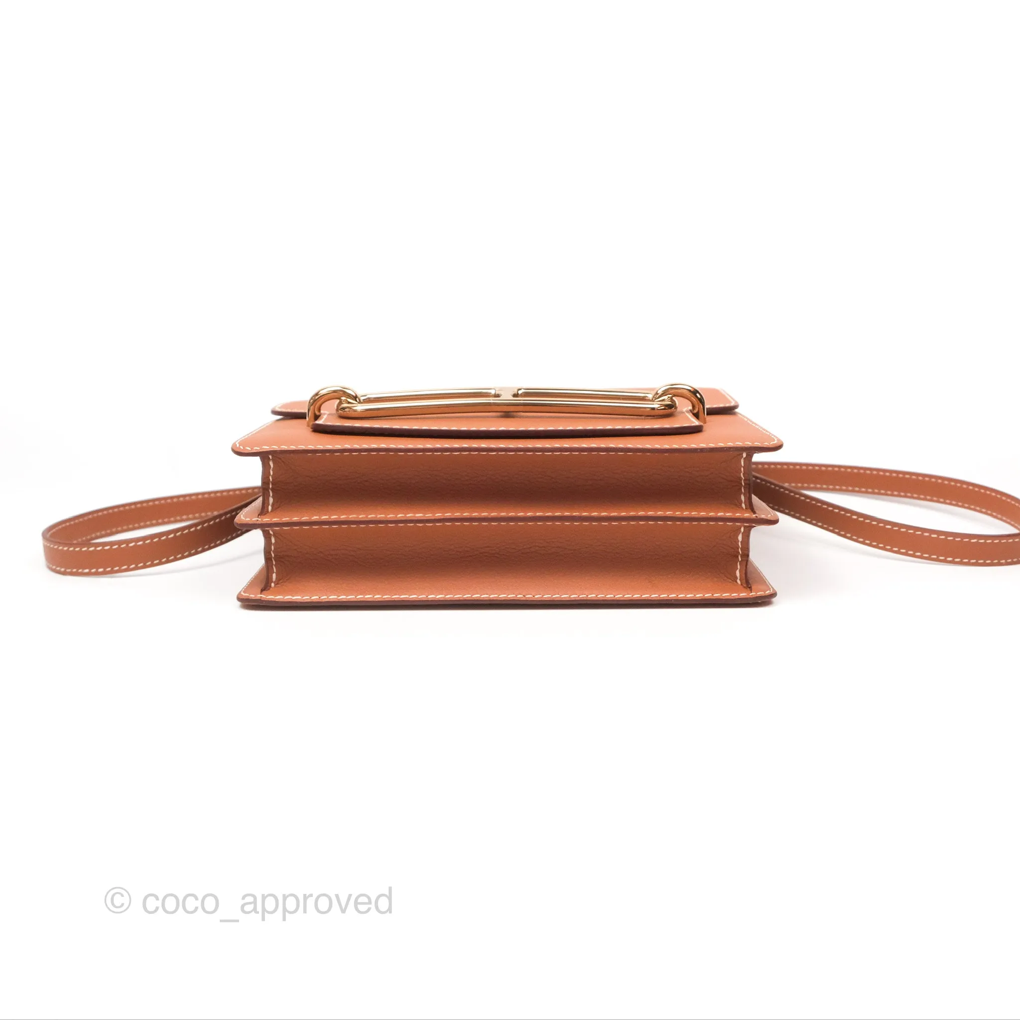 Herms Roulis 23 Gold Evercolor Gold Hardware