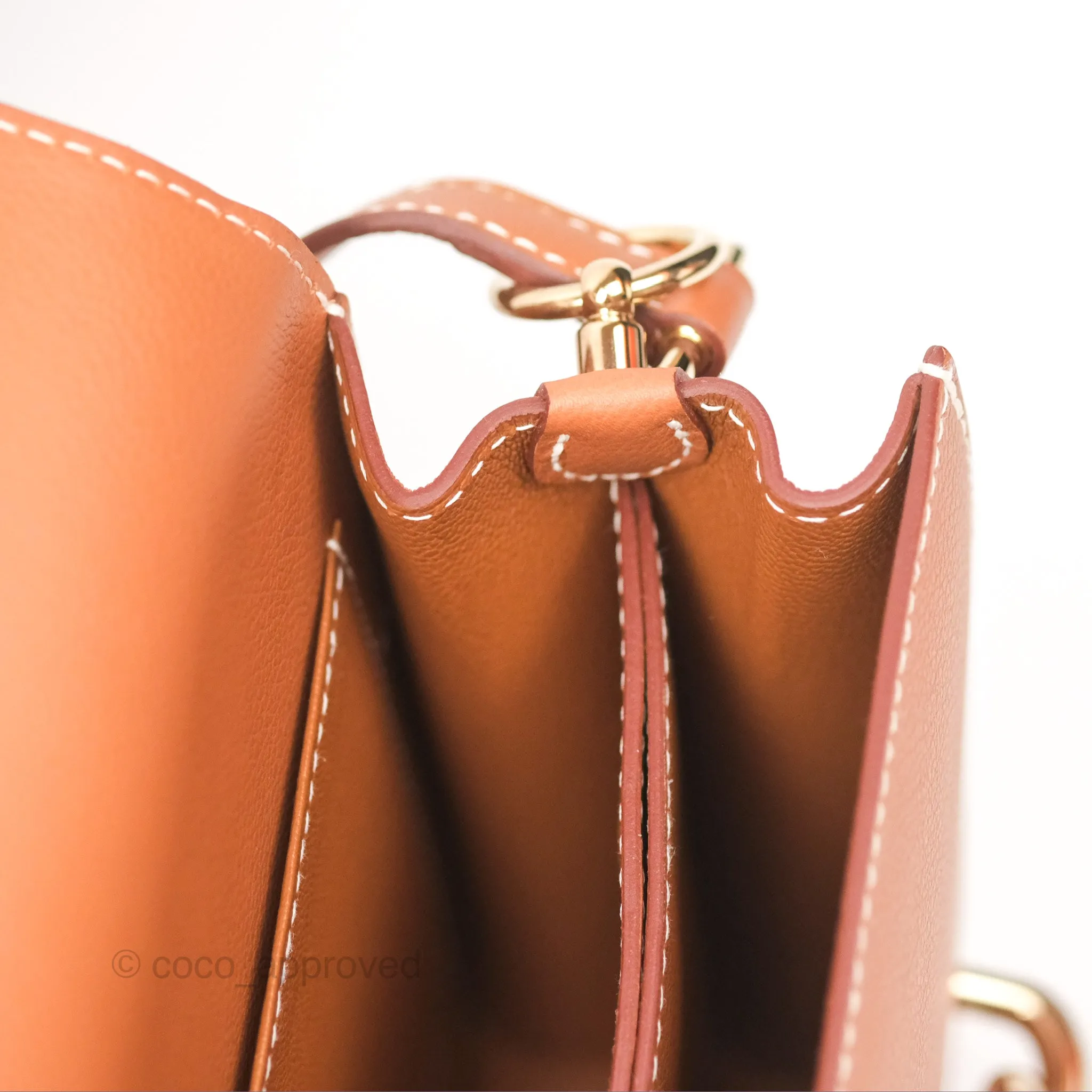 Herms Roulis 23 Gold Evercolor Gold Hardware