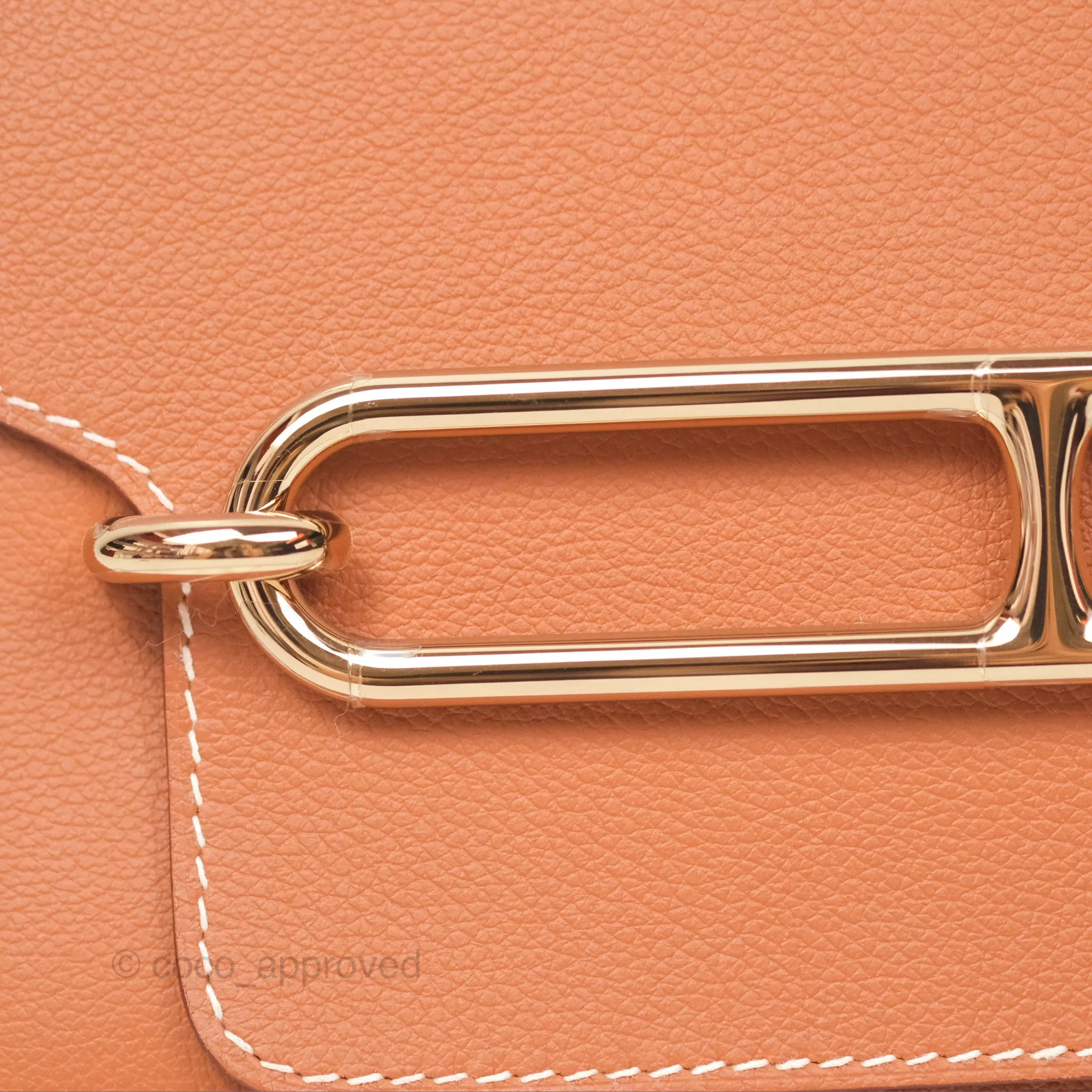 Herms Roulis 23 Gold Evercolor Gold Hardware
