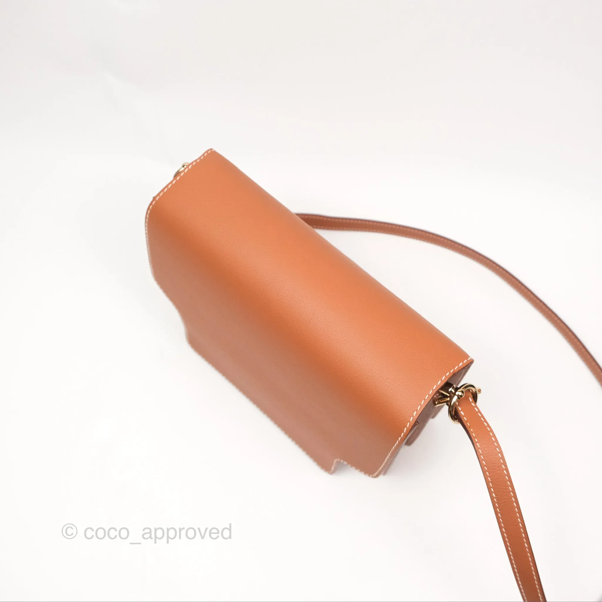 Herms Roulis 23 Gold Evercolor Gold Hardware