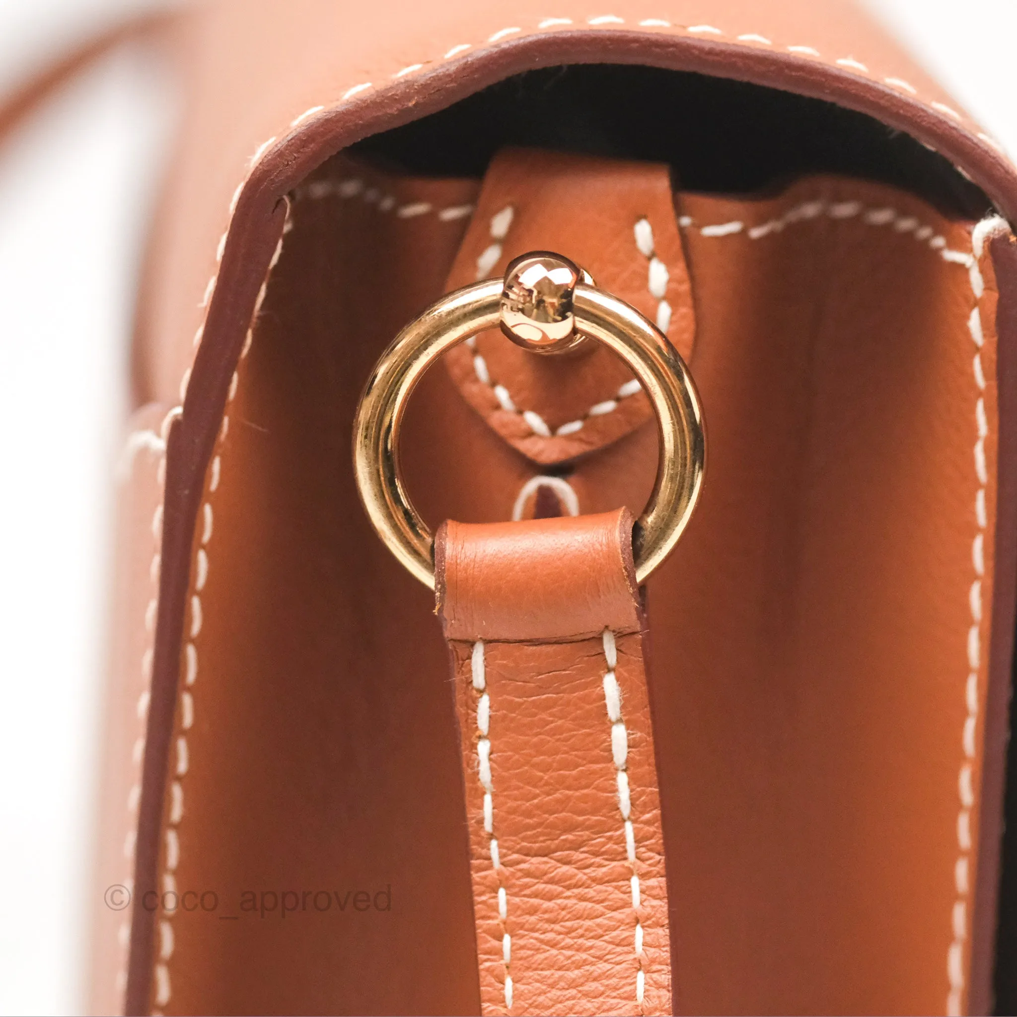 Herms Roulis 23 Gold Evercolor Gold Hardware