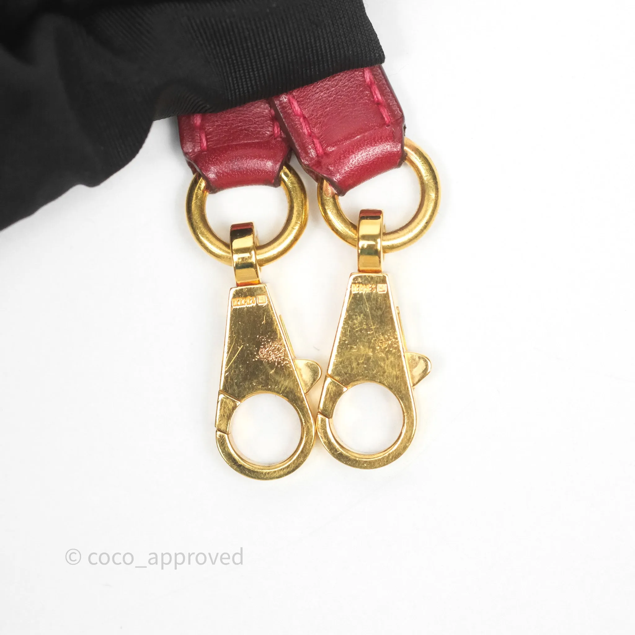 Herms Vintage Kelly 32 Sellier Rouge Hermes 55 Box Leather Gold Hardware