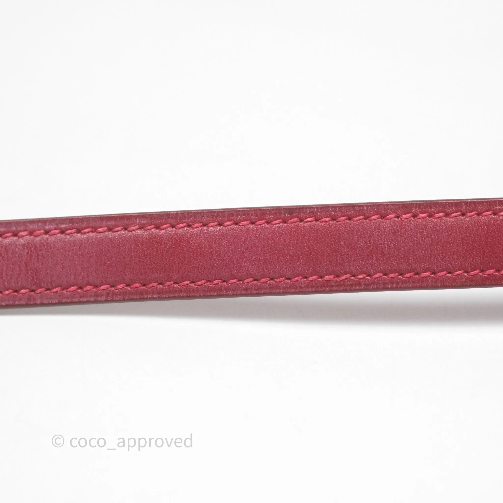 Herms Vintage Kelly 32 Sellier Rouge Hermes 55 Box Leather Gold Hardware