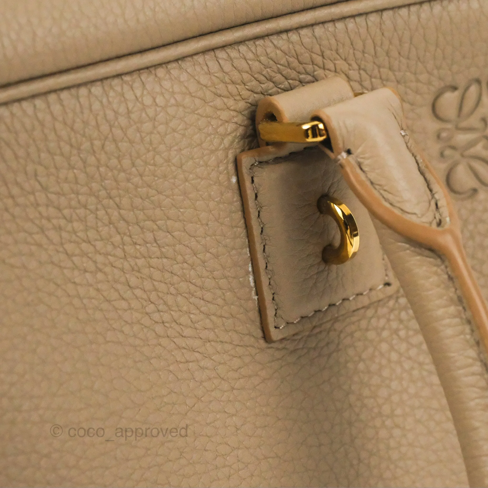 Loewe Amazona 23 Bag Sand Soft Grained Calfskin