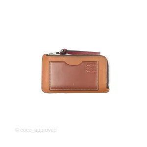 Loewe Anagram Coin Card Holder Caramel/Pecan