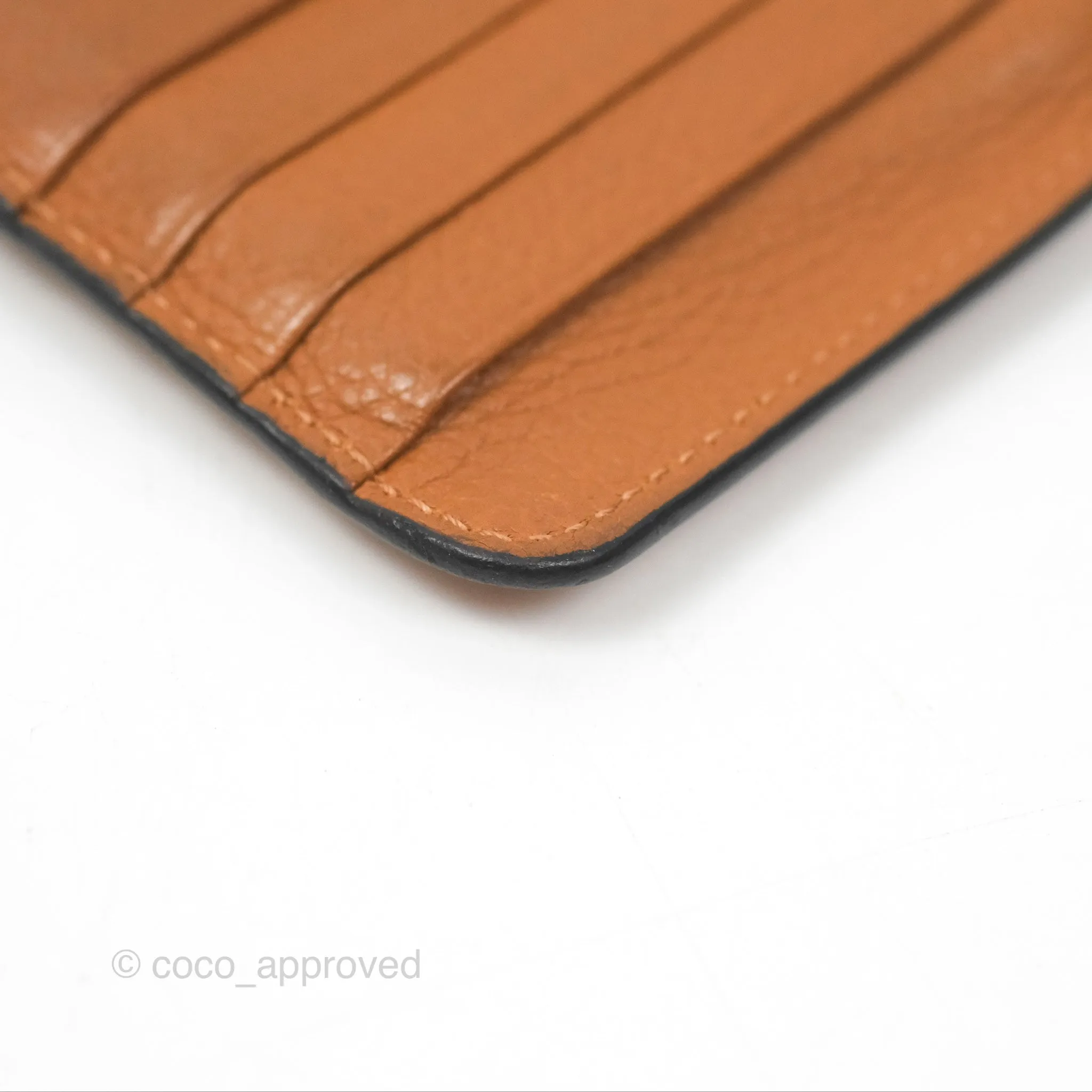 Loewe Anagram Coin Card Holder Caramel/Pecan
