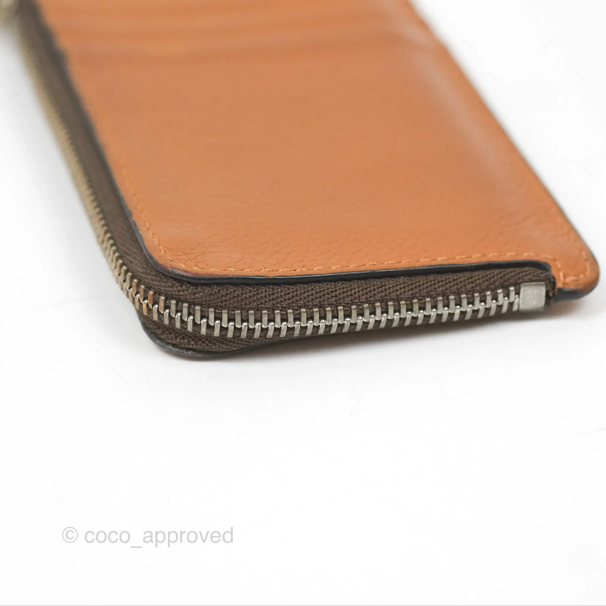 Loewe Anagram Coin Card Holder Caramel/Pecan