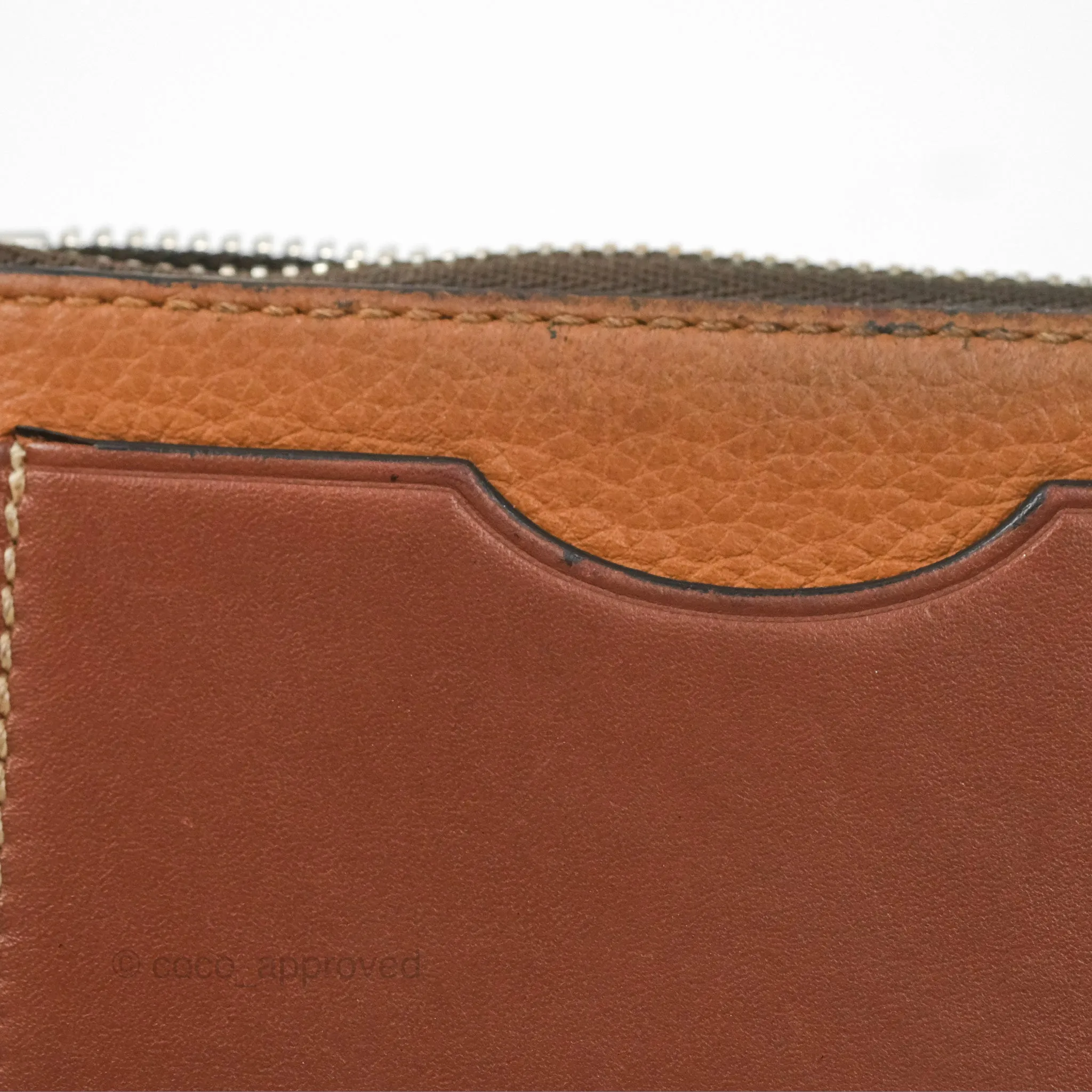 Loewe Anagram Coin Card Holder Caramel/Pecan