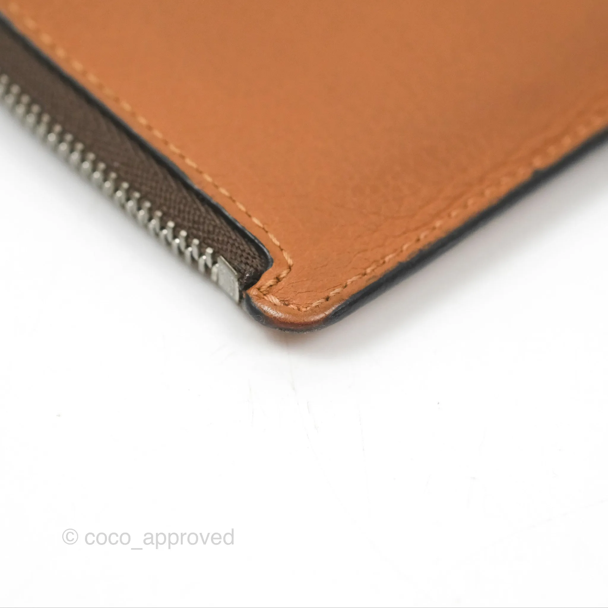 Loewe Anagram Coin Card Holder Caramel/Pecan