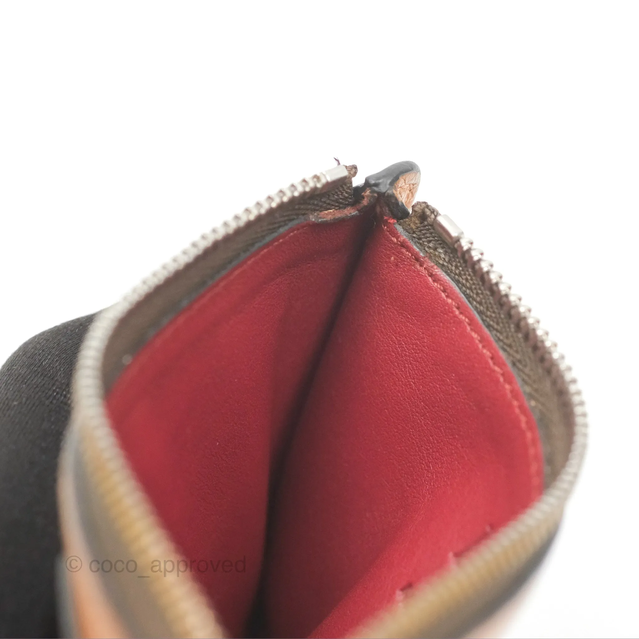 Loewe Anagram Coin Card Holder Caramel/Pecan