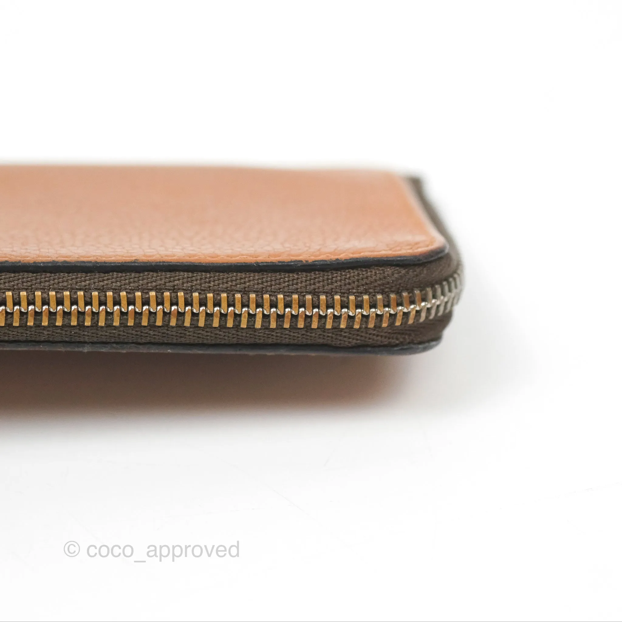 Loewe Anagram Coin Card Holder Caramel/Pecan
