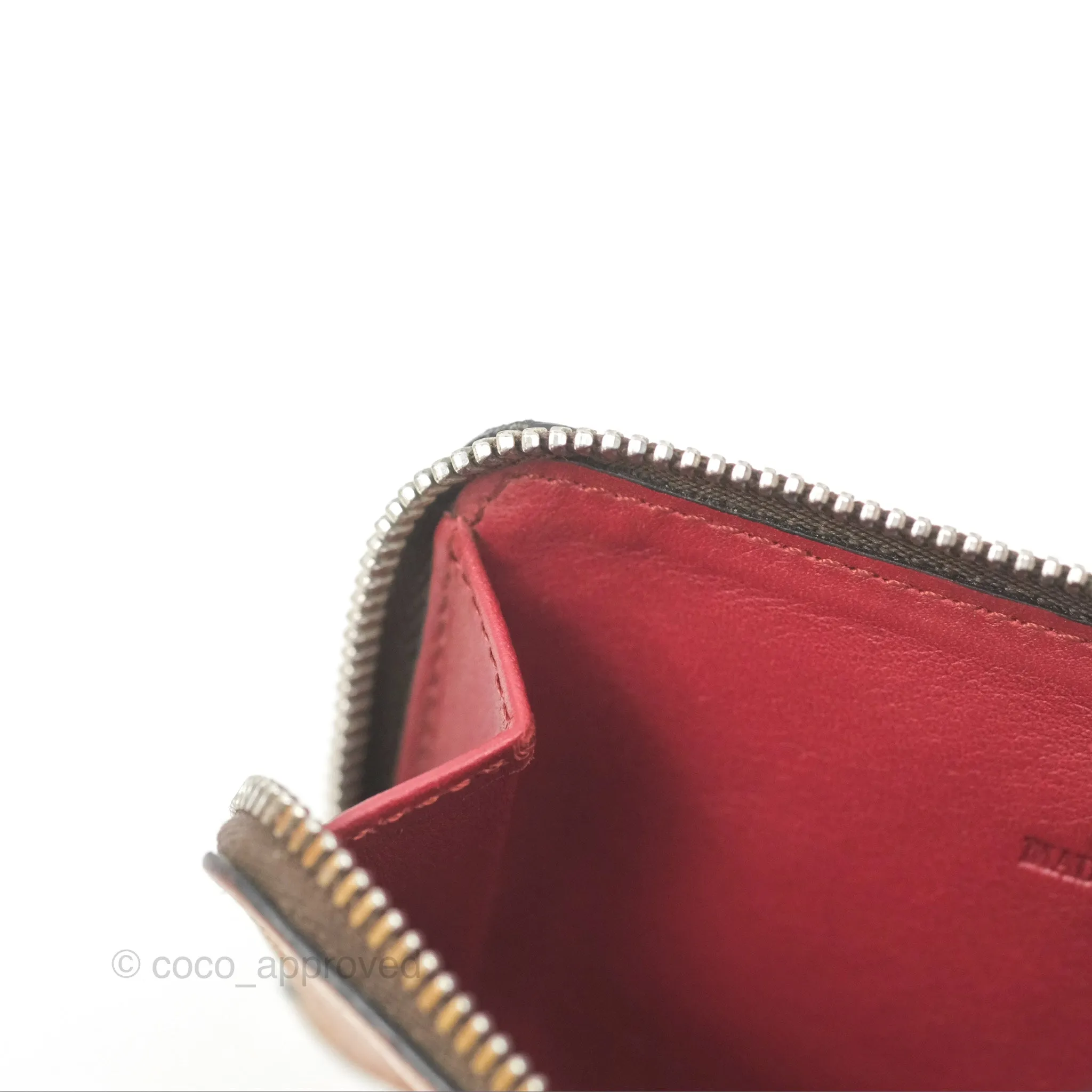 Loewe Anagram Coin Card Holder Caramel/Pecan