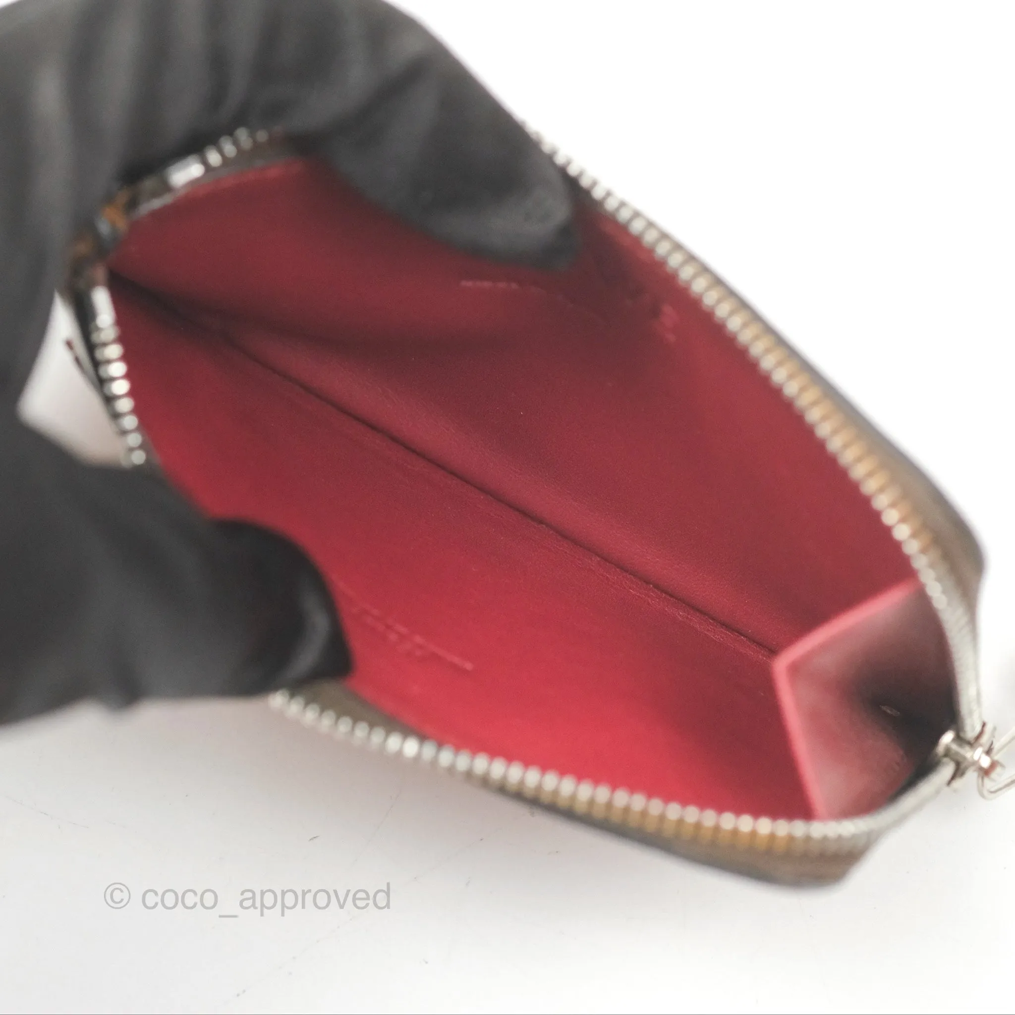 Loewe Anagram Coin Card Holder Caramel/Pecan
