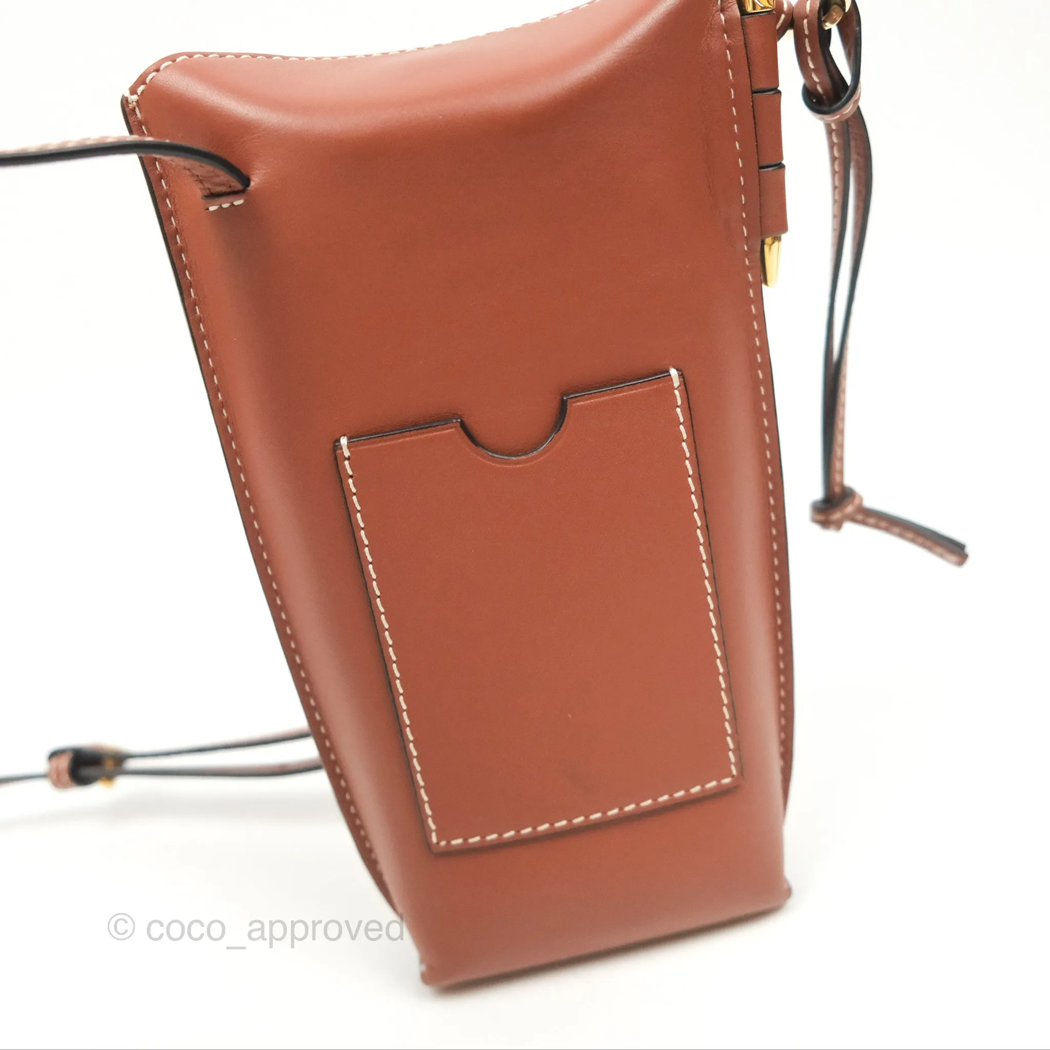 Loewe Gate Pocket Rust Soft Calfskin