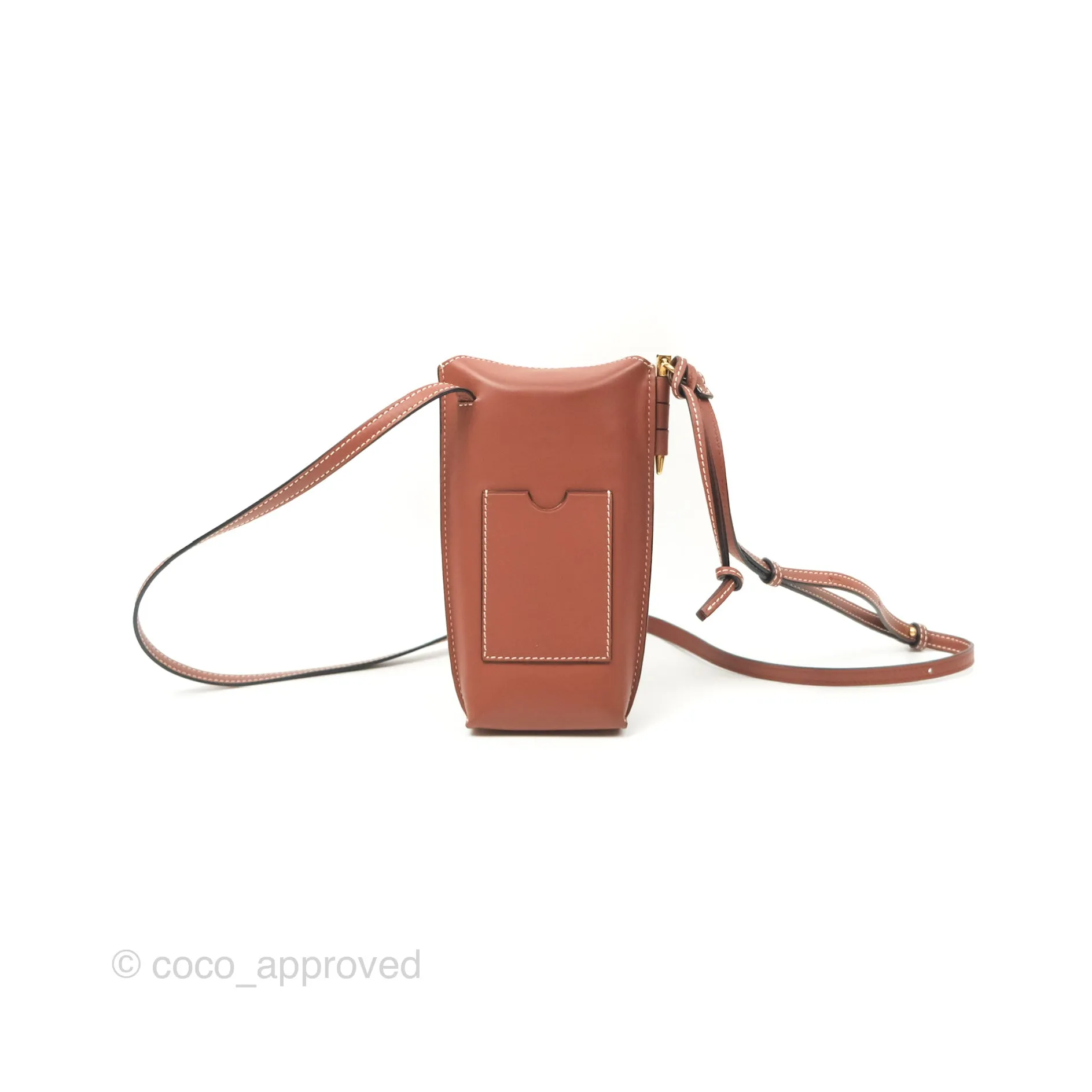 Loewe Gate Pocket Rust Soft Calfskin