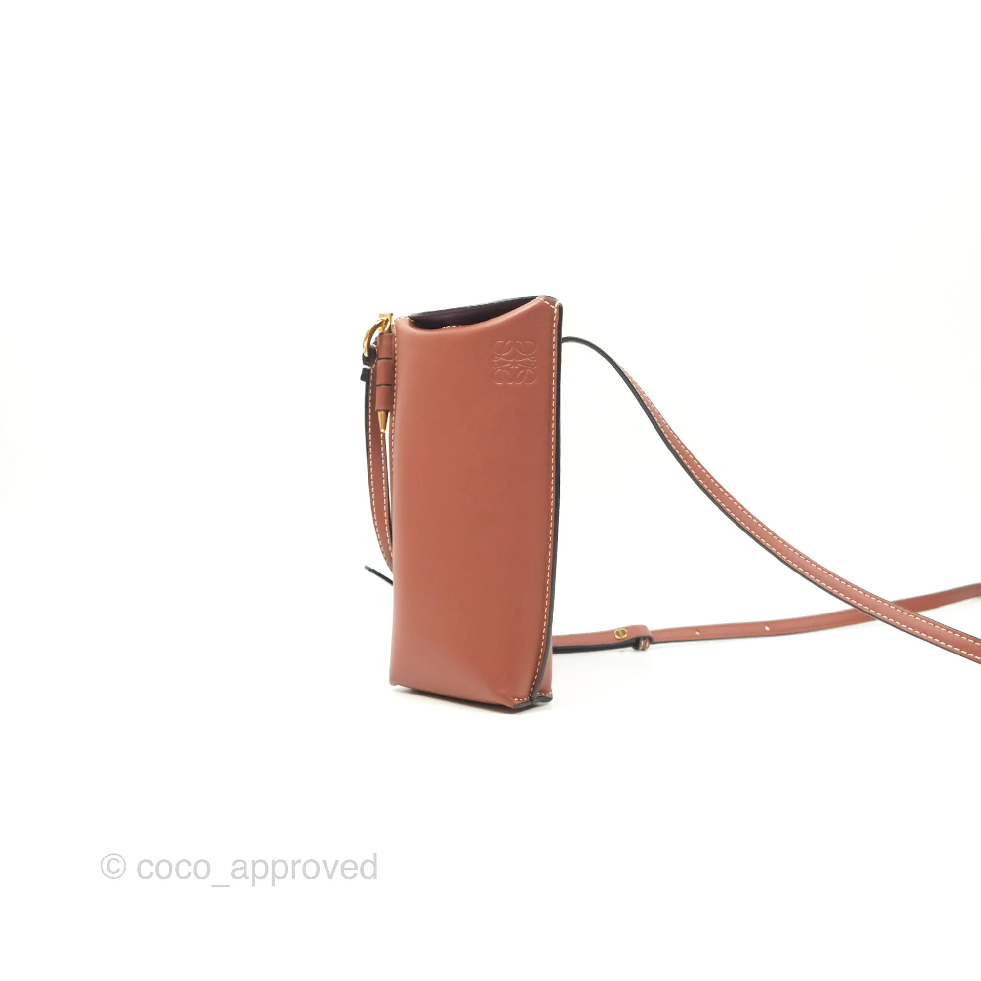Loewe Gate Pocket Rust Soft Calfskin