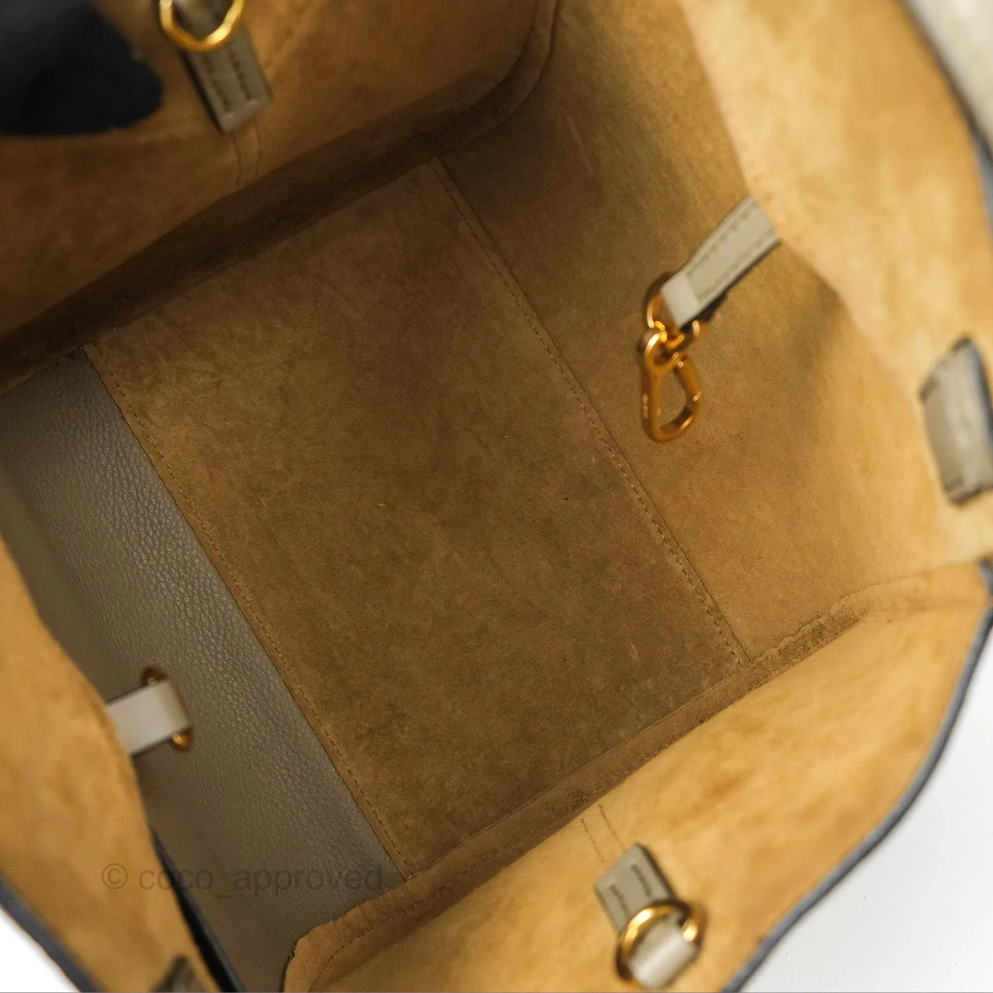 Loewe Hammock Nugget Bag Neutral Grained Leather